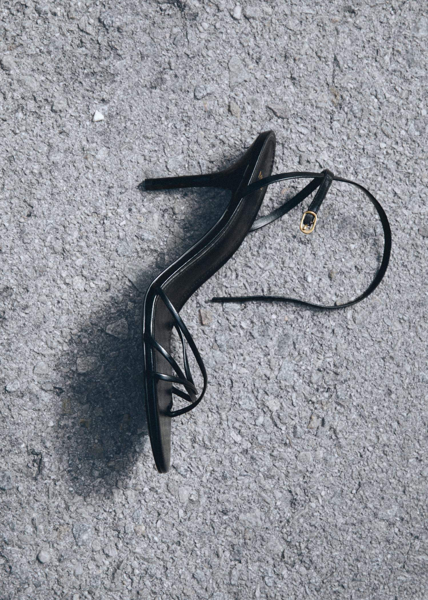 Strappy heeled sandals - Women | MANGO USA Product Image