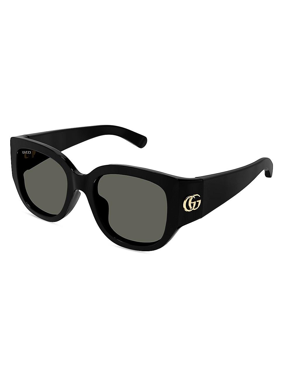 Womens GG Corner 52MM Round Injection Sunglasses Product Image