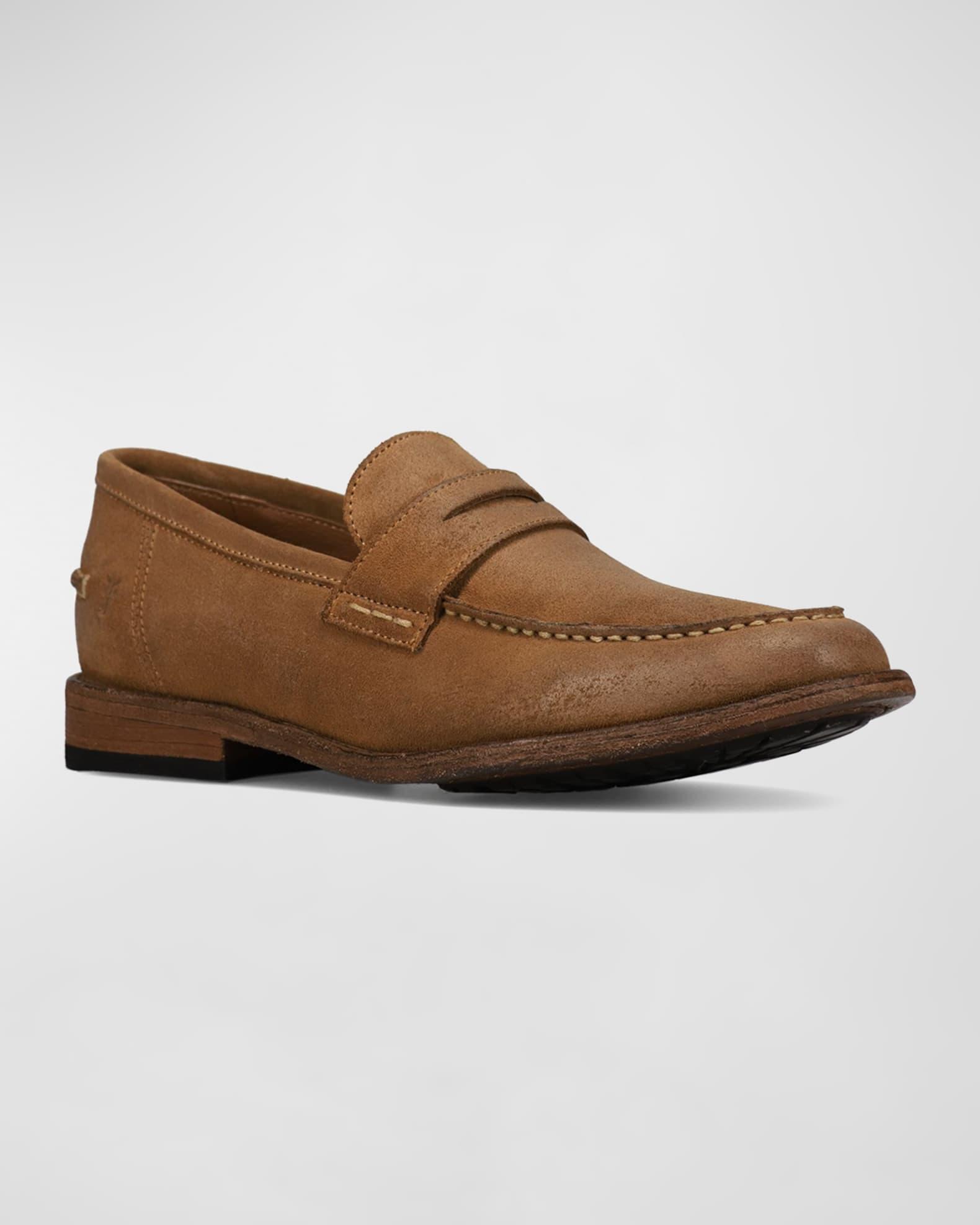 Men's Tyler Leather Penny Loafers Product Image