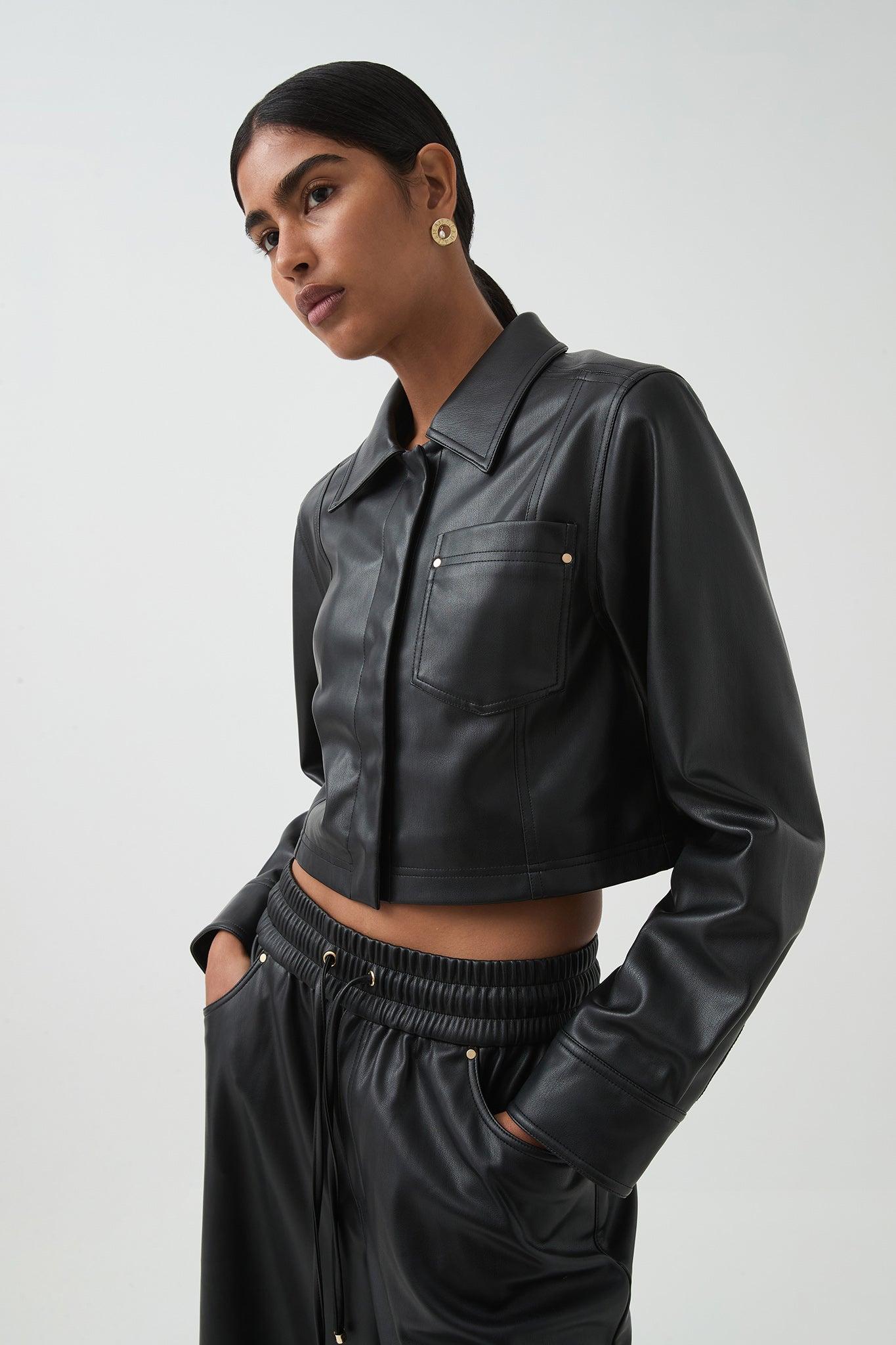 Raven Crop Shirt Product Image