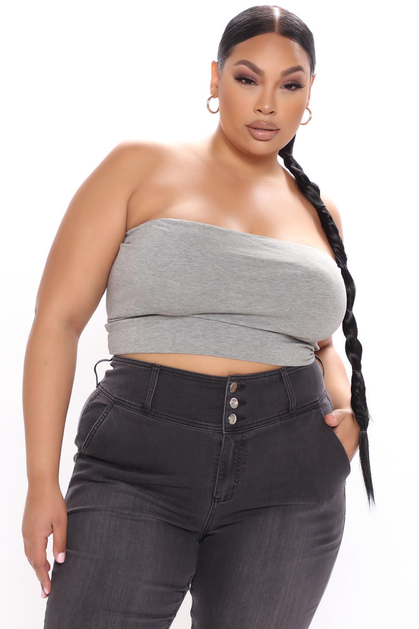 Essential Bandeau - Heather Grey Product Image