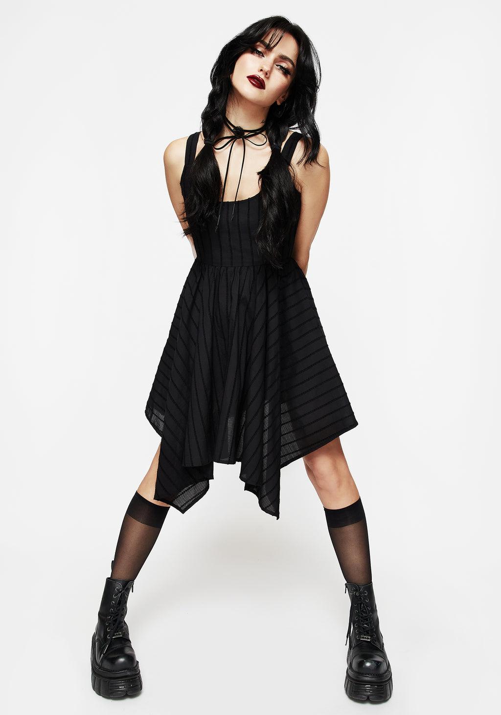 Blythe Handkerchief Hem Mini Dress Product Image