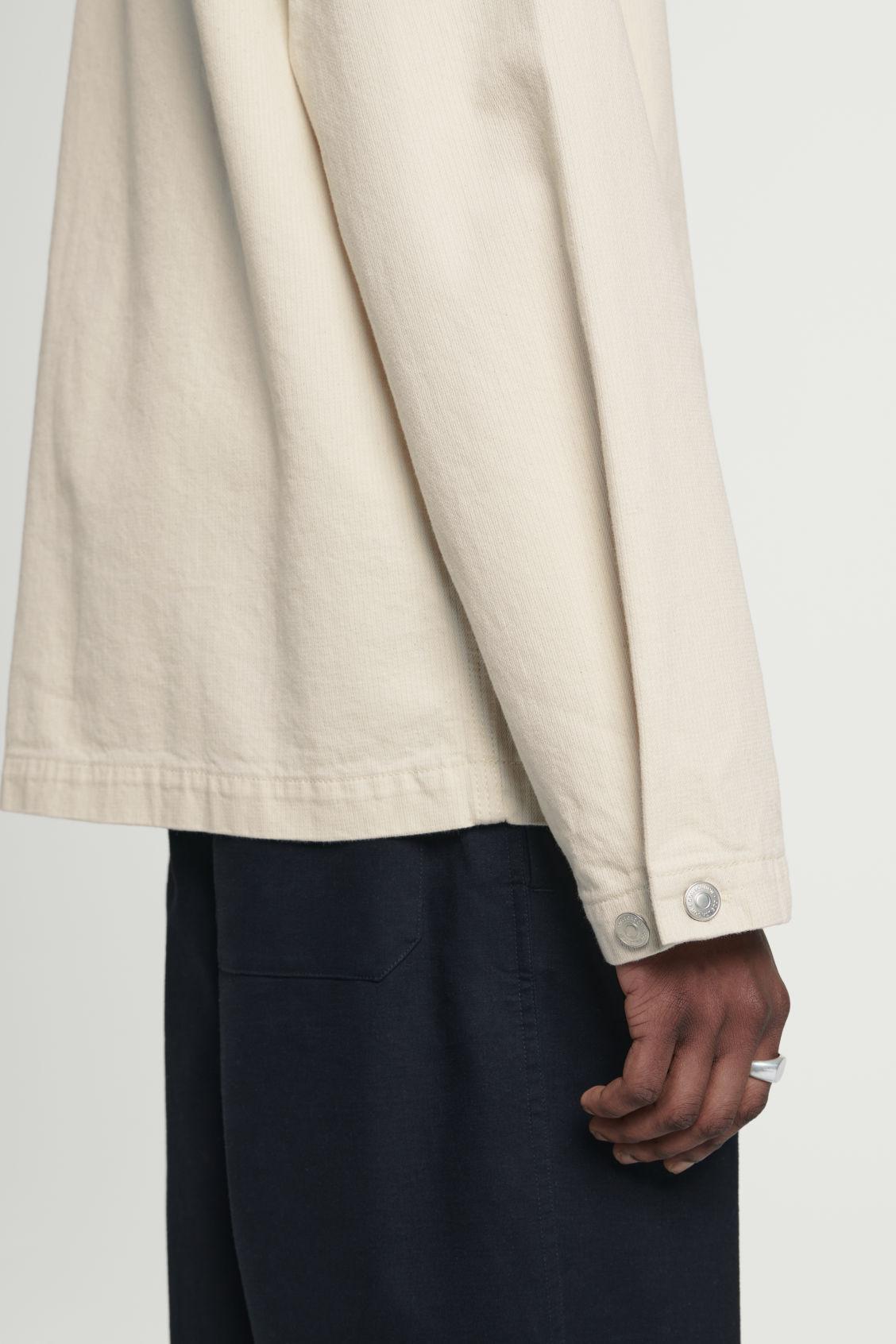 RELAXED CHAINSTITCHED DENIM OVERSHIRT Product Image