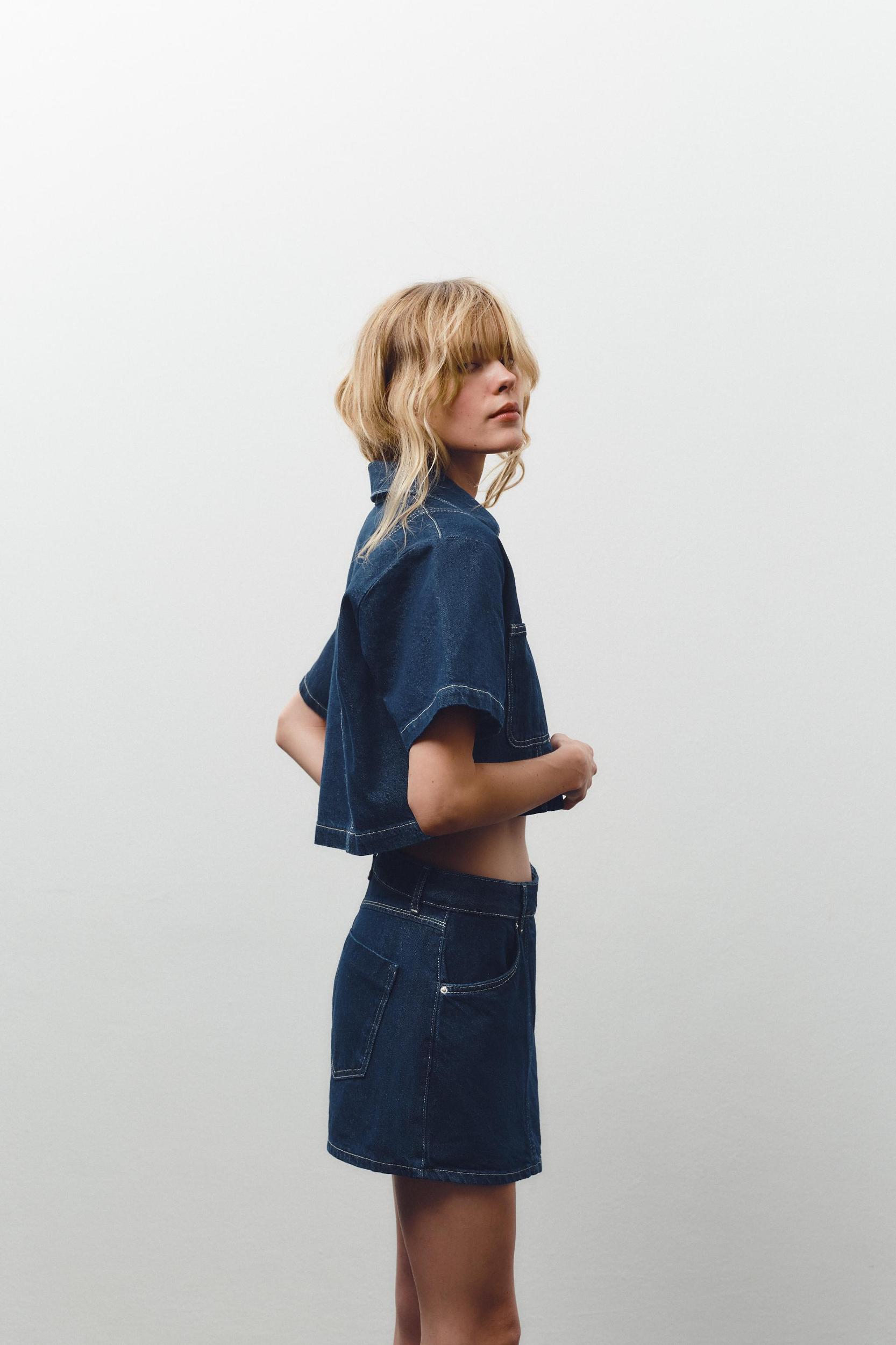 Z1975 SHORT DENIM SHIRT Product Image