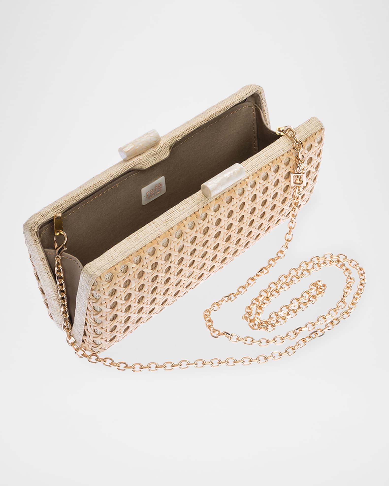 Alessandra Cutout Woven Long Clutch Bag Product Image