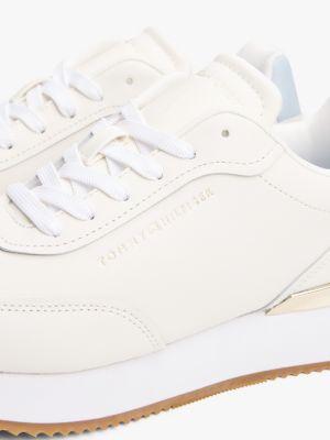 Leather Contrast Heel Sneaker Product Image