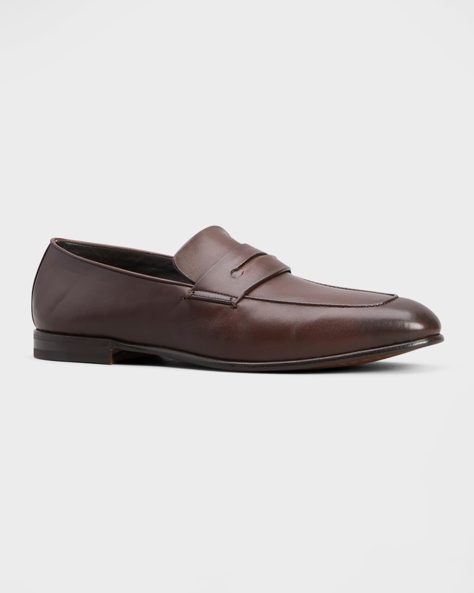 Men's Lasola Leather Penny Loafers Product Image