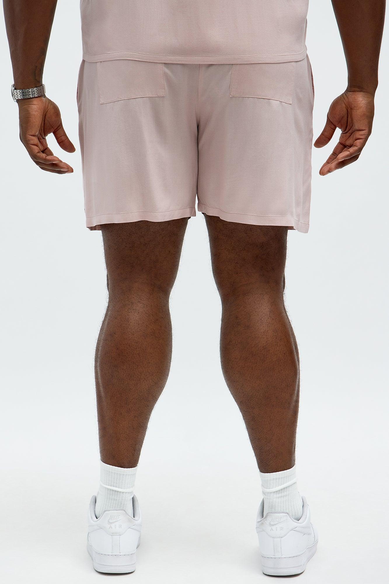 Paradise Set Relaxed Drawstring Short - Pink Male Product Image