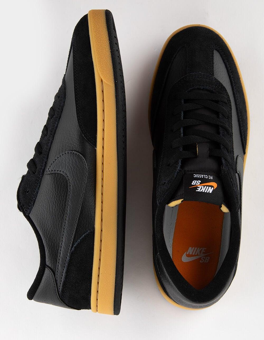 NIKE SB FC Classic Skate Shoes - BLACK/KHAKI Product Image
