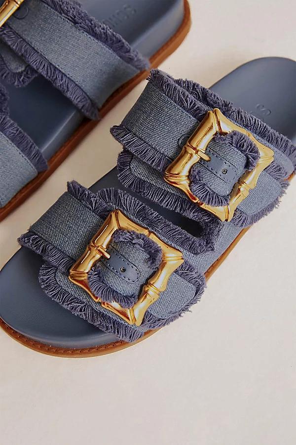 Schutz Enola Sporty Frayed Sandals Womens at Urban Outfitters Product Image