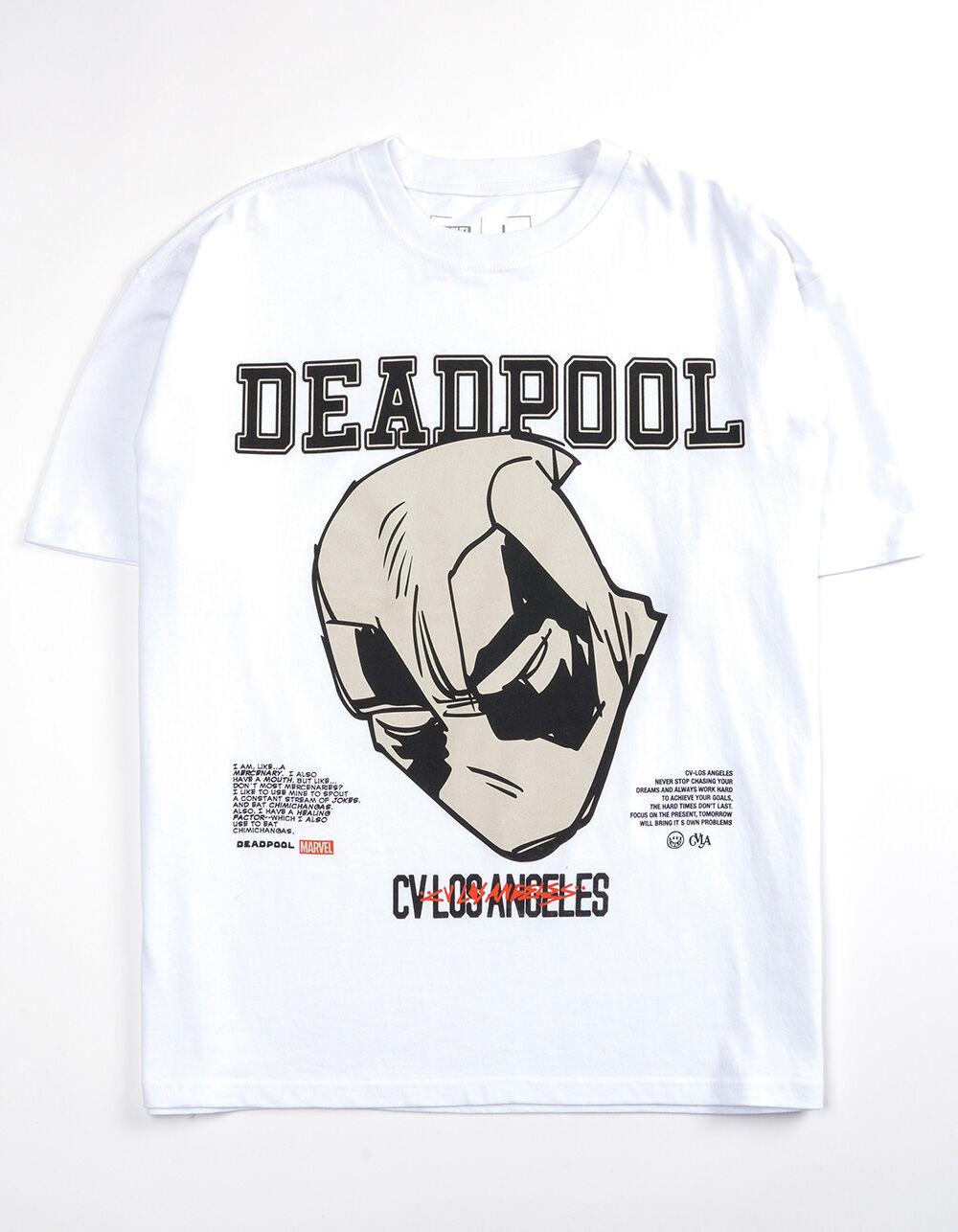 CVLA x DEADPOOL & WOLVERINE Dead Head Boxy Tee - WHITE Product Image