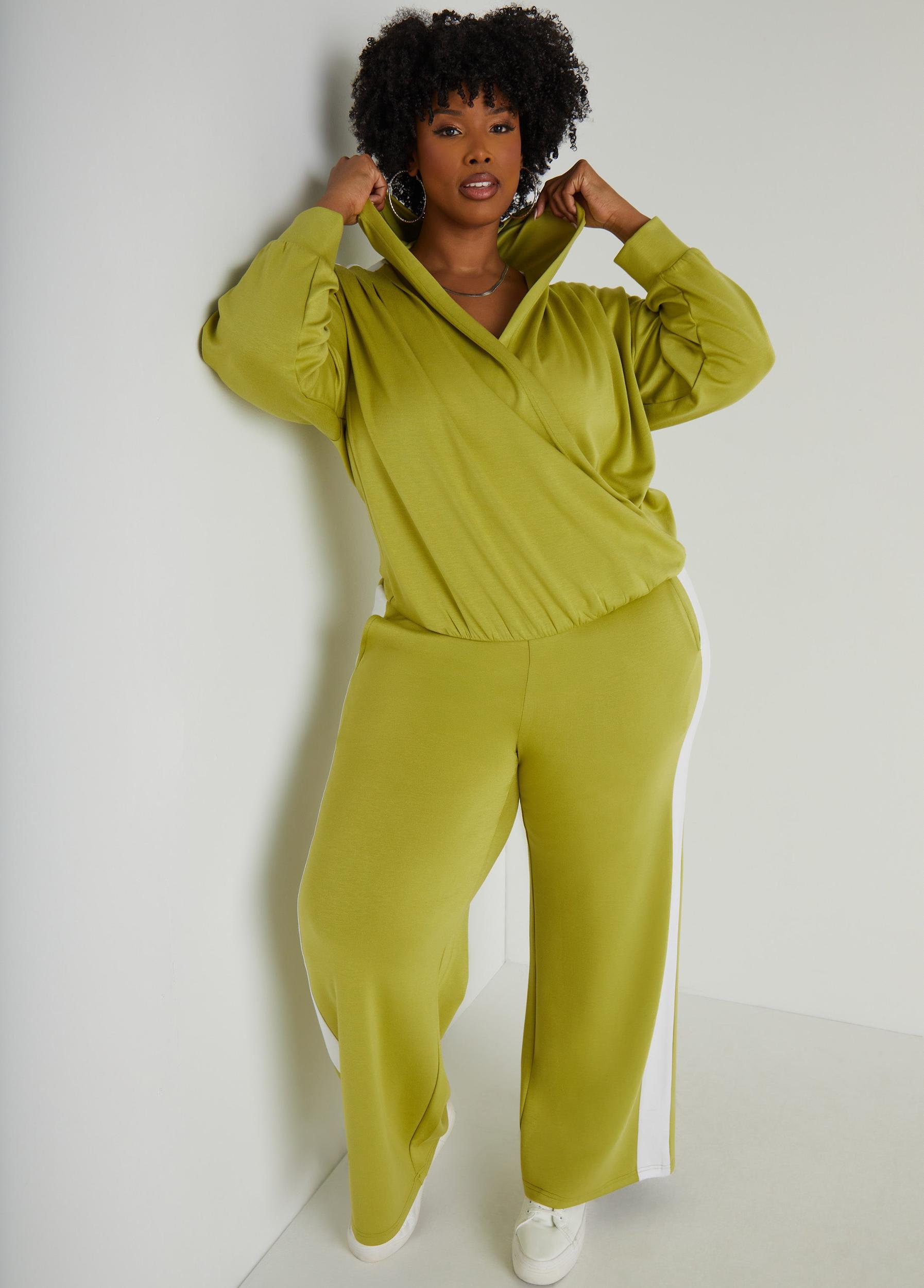 Striped Straight Leg Track Pants Product Image