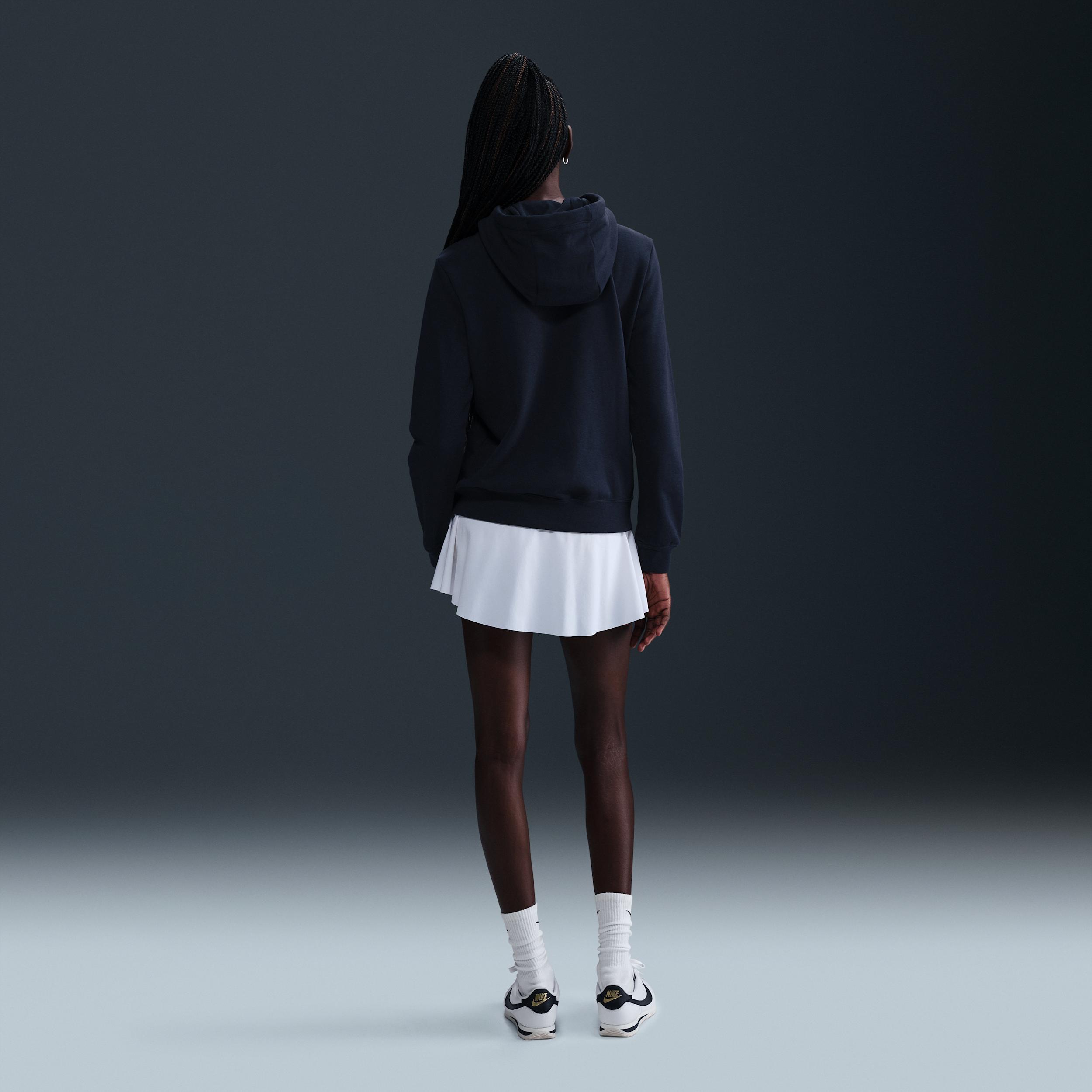 Womens Nike Sportswear Club Fleece Full-Zip Hoodie | DQ5471-451 Product Image