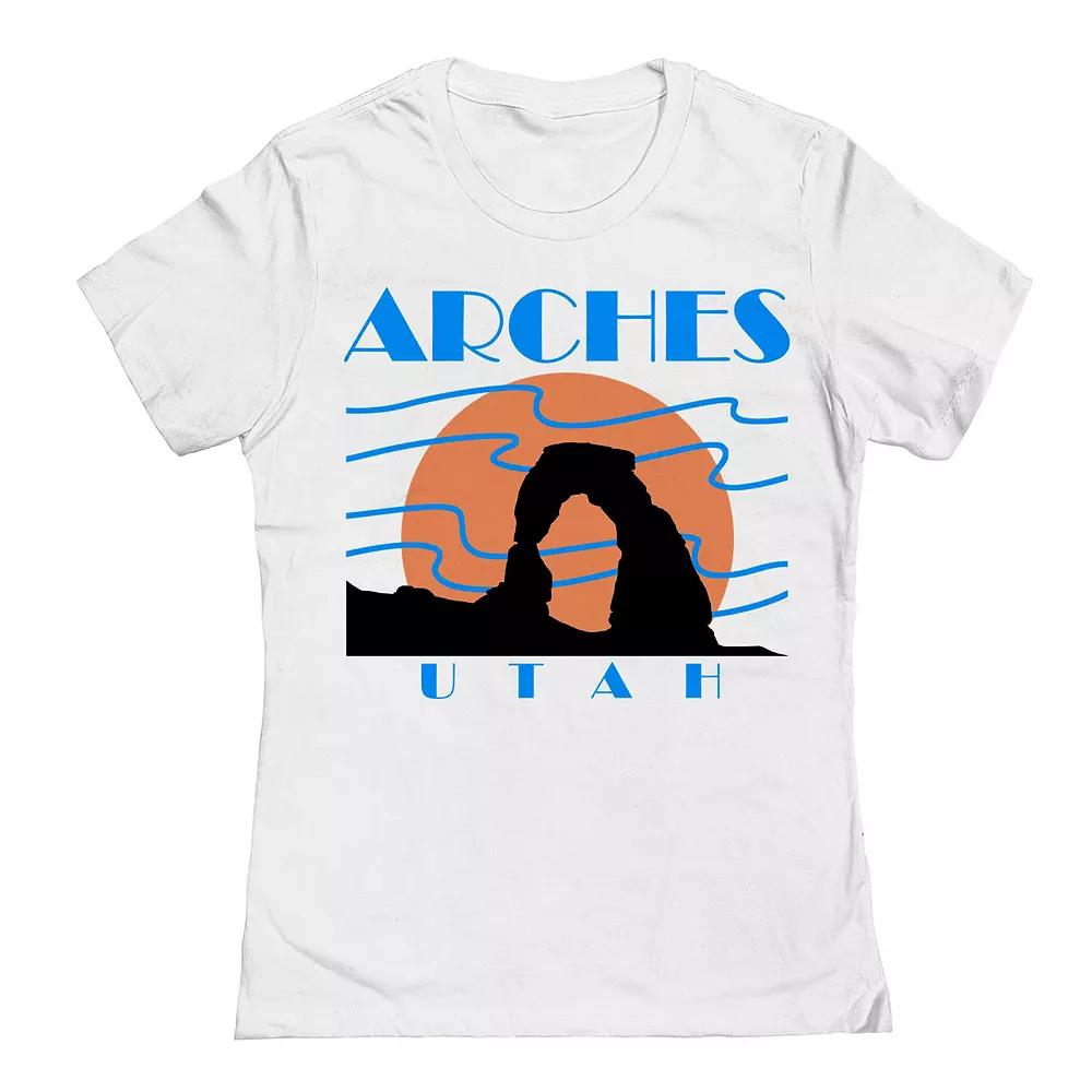 Juniors Arches 1 Womens Graphic Tee, Girls Product Image