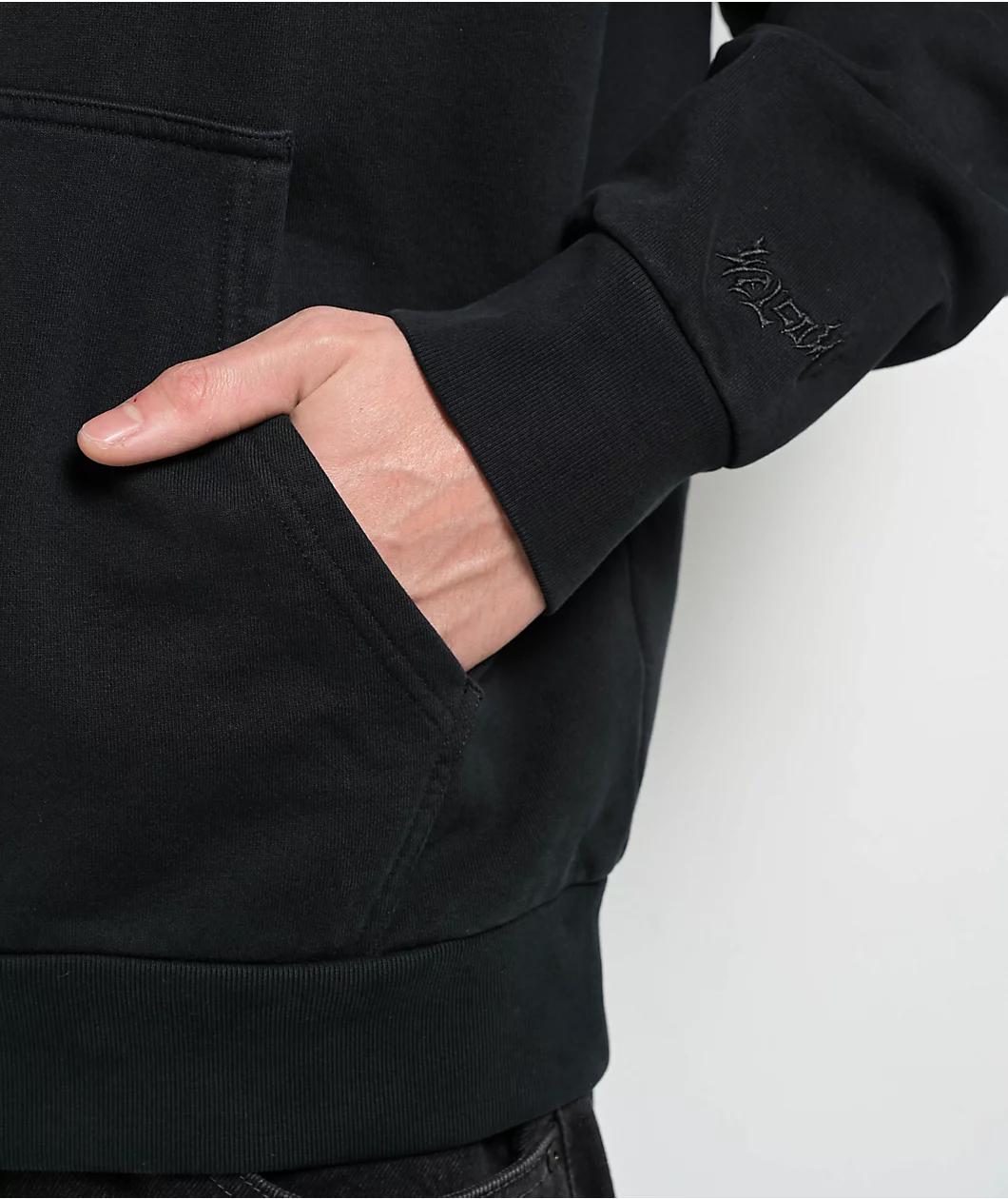 Welcome x Batman Batlogo Black Wash Hoodie Product Image