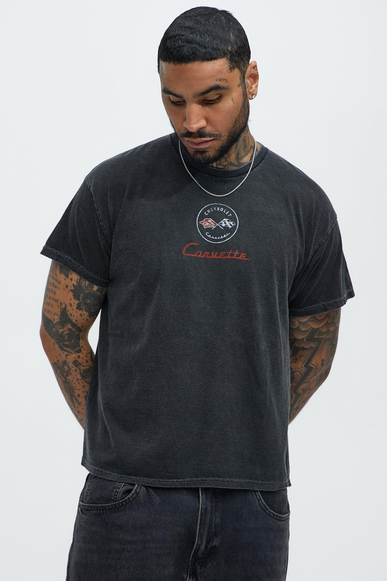 Chevy Corvette 10 Seconds Short Sleeve Tee - Black Product Image