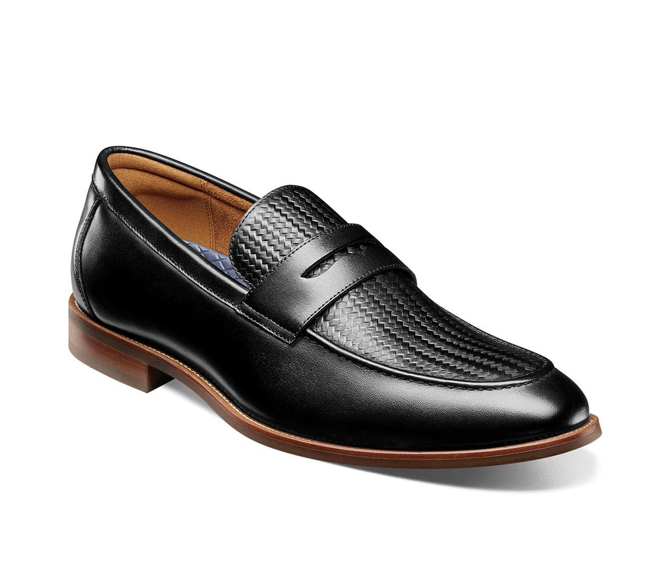 Men's Florsheim Rucci Weave Moc Toe Penny Dress Loafers Product Image