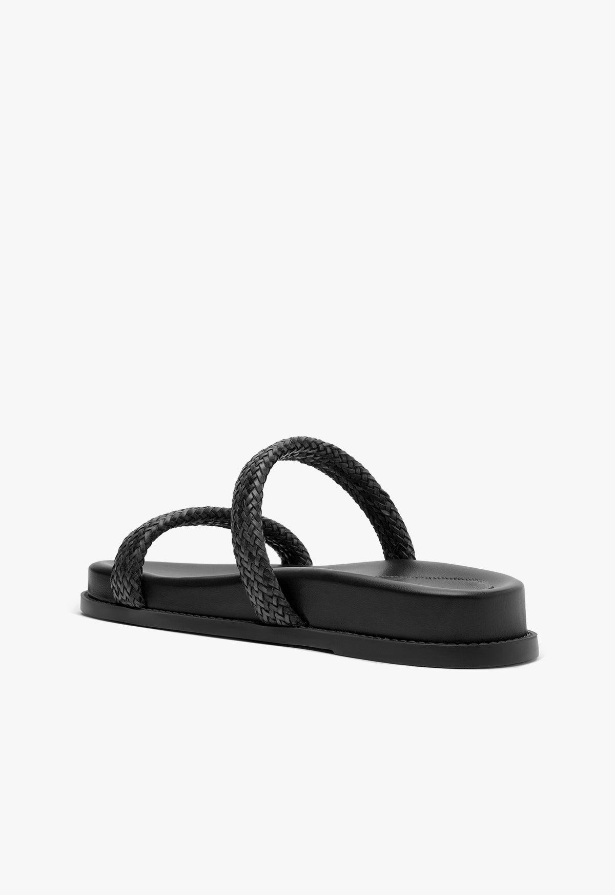 Ruby Black Sporty Sandal Product Image