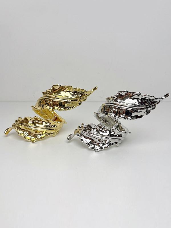 Geometric Pleated Shiny Solid Color Bracelet Accessories Product Image