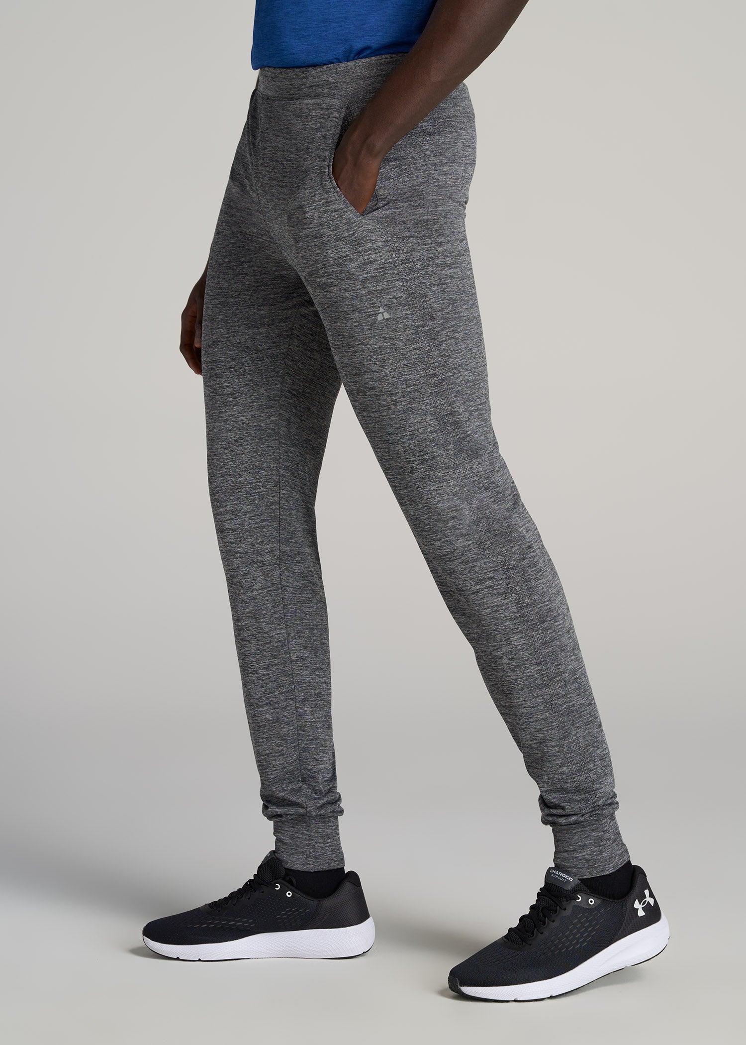 A.T. Performance Engineered Joggers for Tall Men in Grey Mix Male Product Image