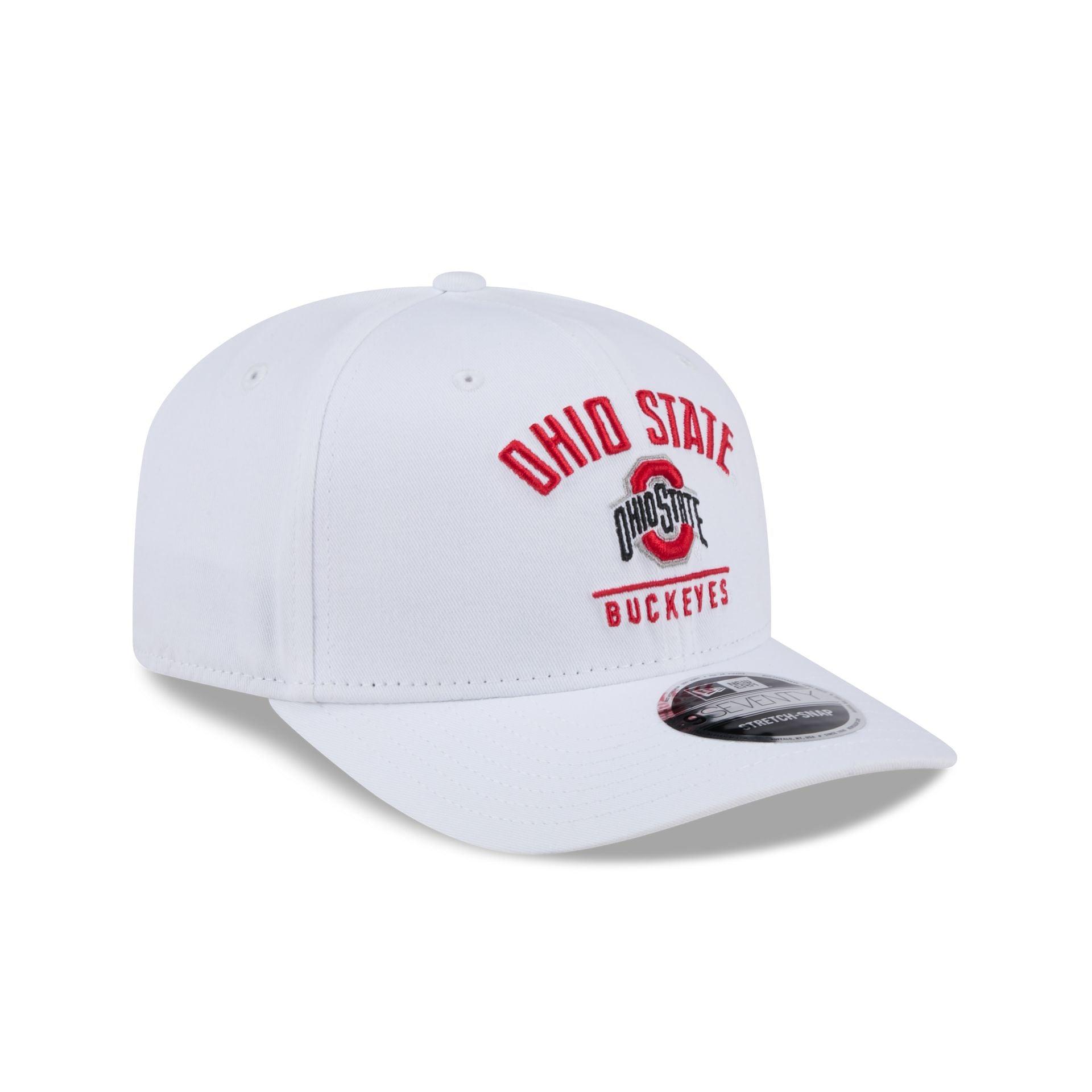 Ohio State Buckeyes Optic White 9SEVENTY Stretch-Snap Hat Male Product Image