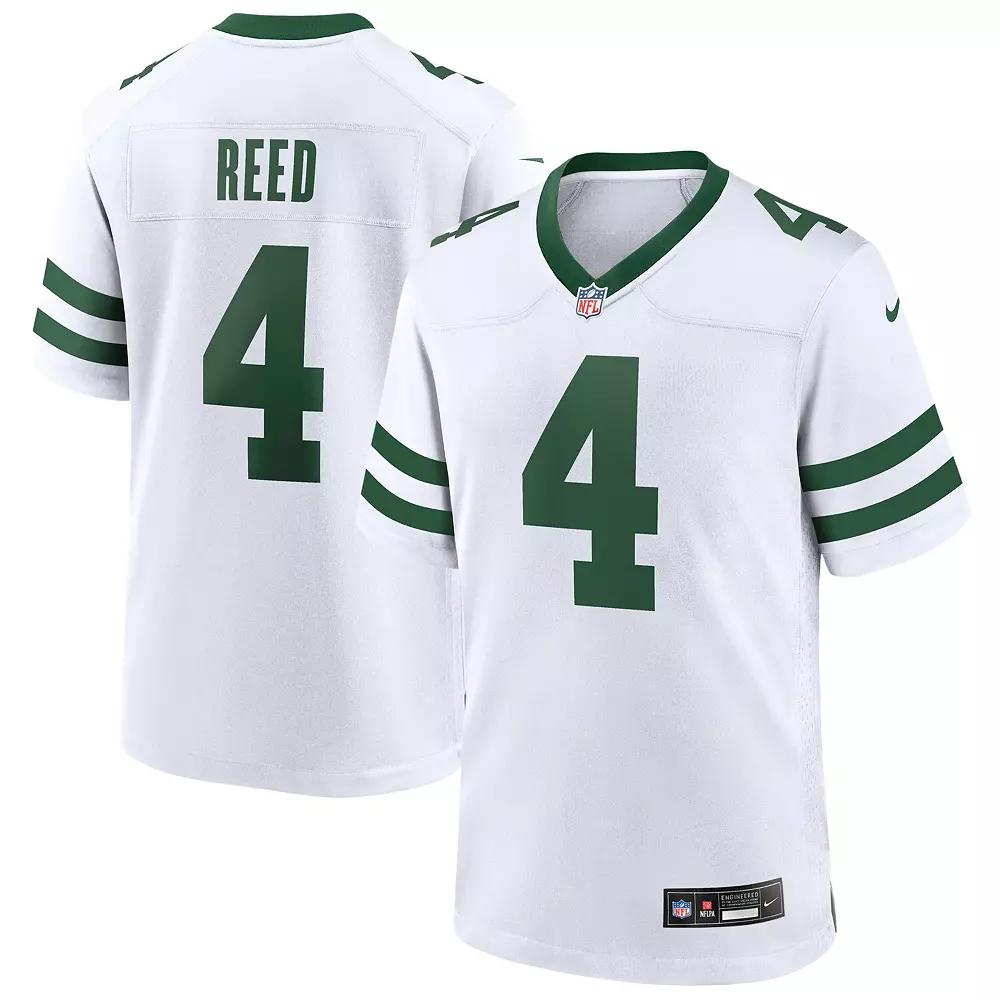 Men's Nike D.J. Reed Legacy White New York Jets Game Jersey, Size: Medium Product Image