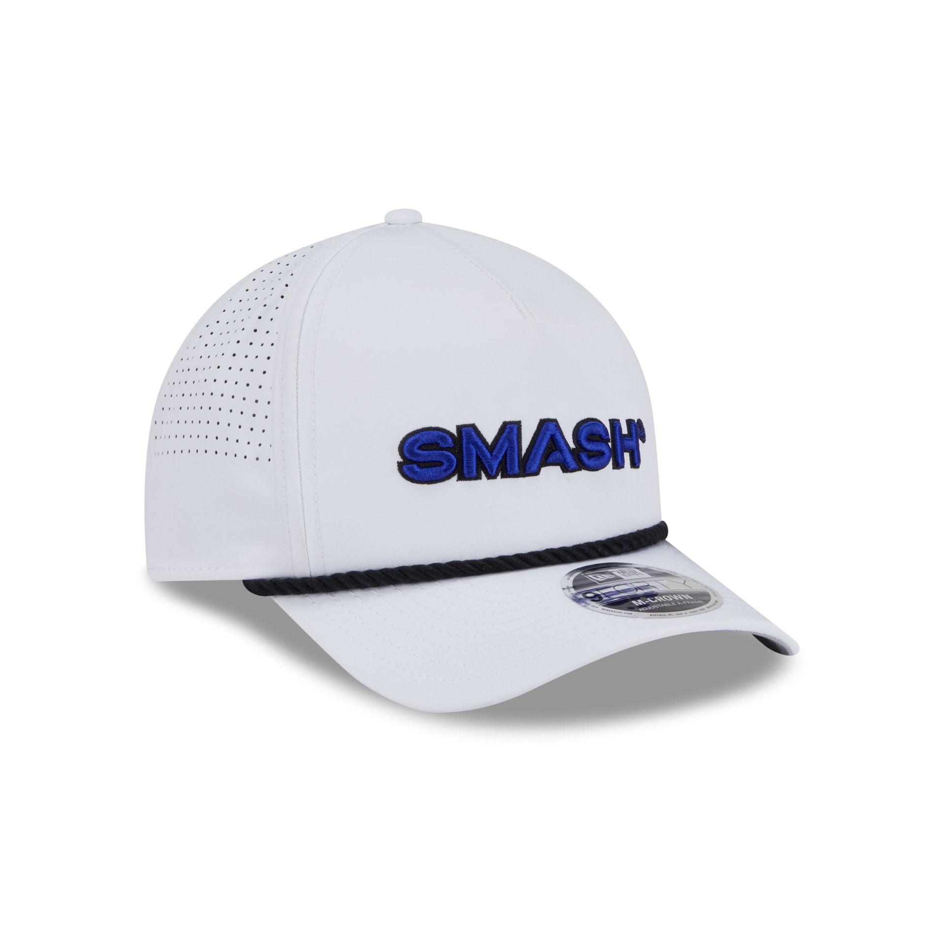 Smash GC White 9FORTY M-Crown A-Frame Snapback Hat Male Product Image