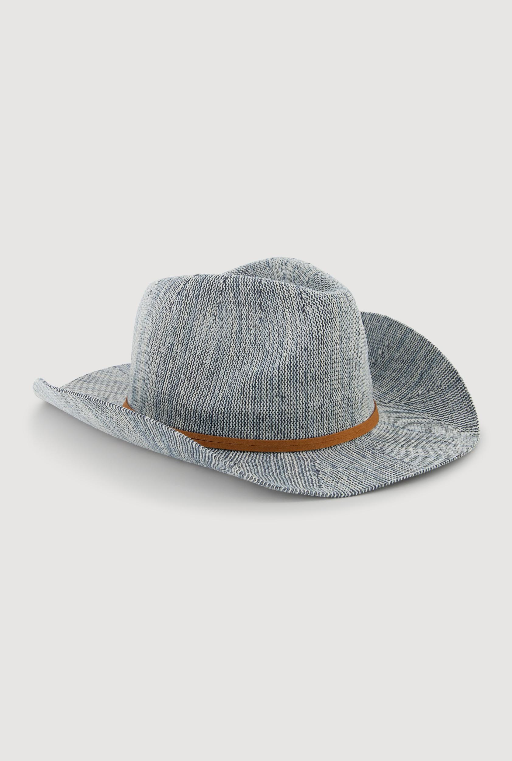 Tie Front Trim Cowboy Hat Female Product Image