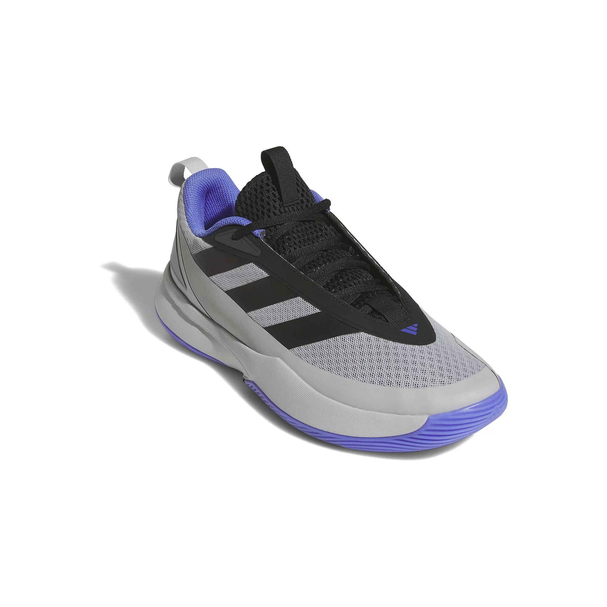 adidas Subzone Men's Basketball Shoes, Size: 11.5, Gray Black Blue Blue Product Image