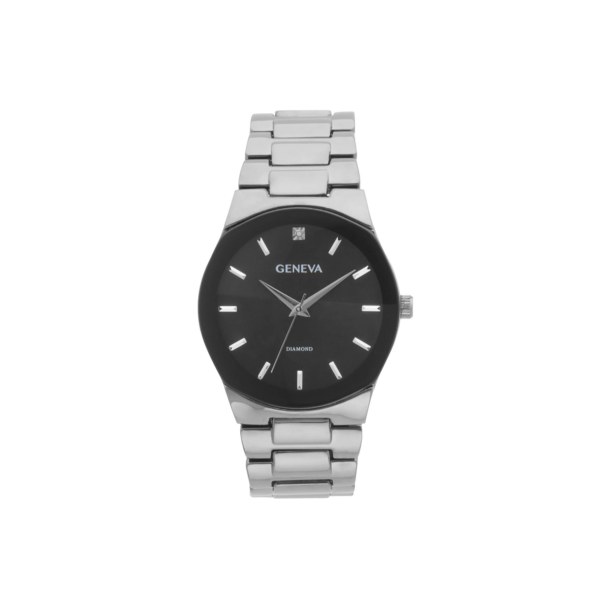 Geneva Diamond Accent Gunmetal Watch - KHA0005GU, Mens Grey Product Image