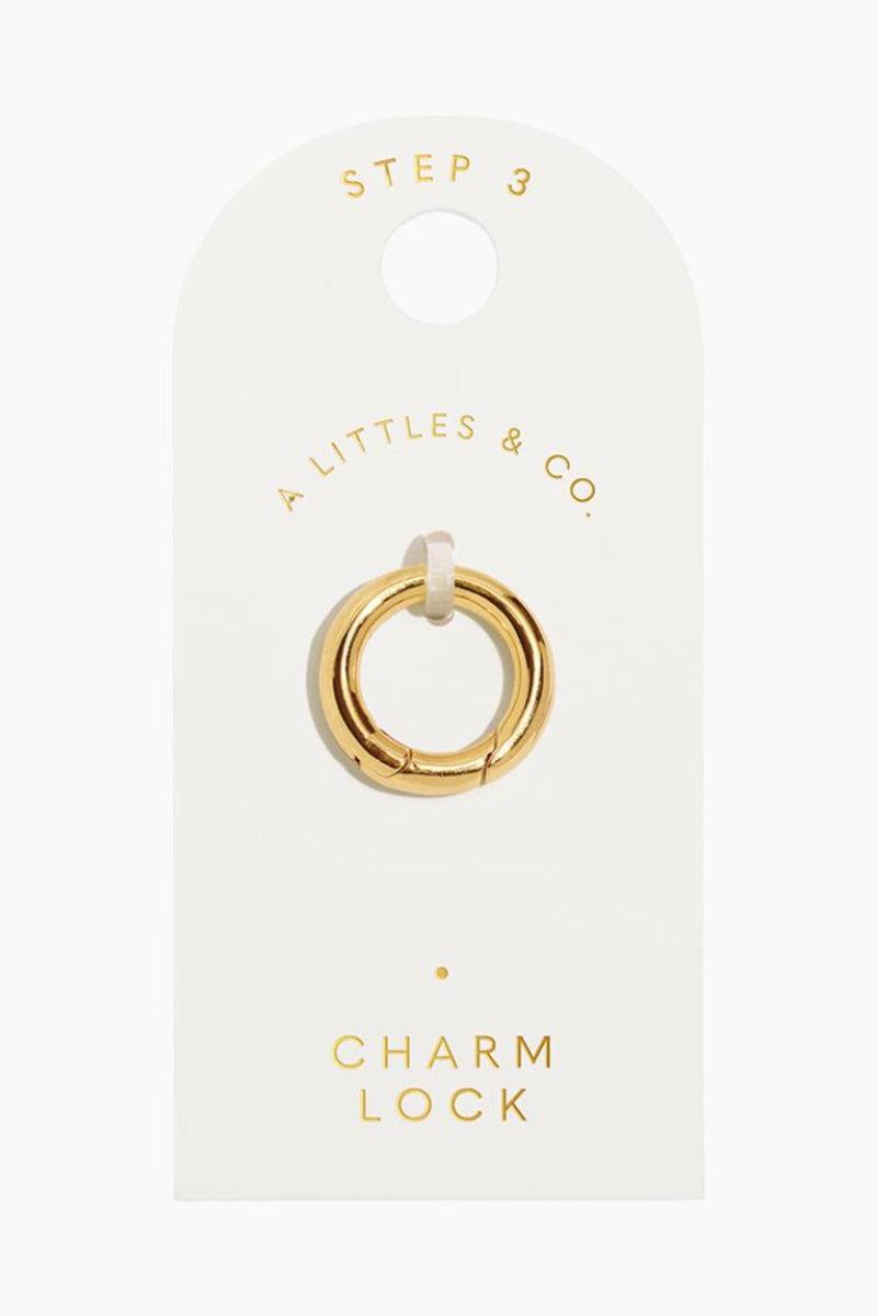 CHARM BAR | ROUND | Gold-Tone Plated | Charm Lock Product Image