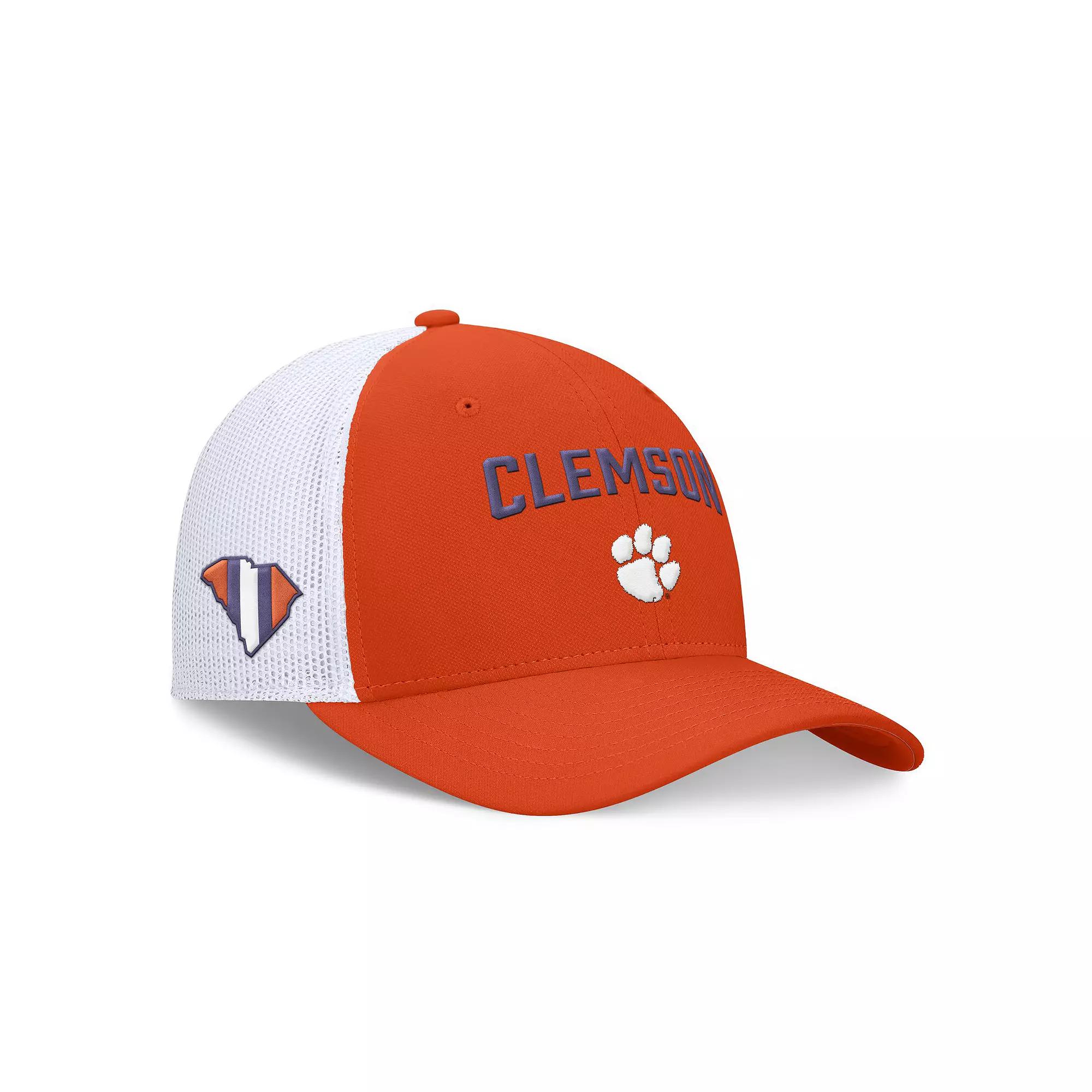 Men's Nike Orange/White Clemson Tigers Primetime Rise City Trucker Adjustable Hat, Size: Medium/Large Product Image