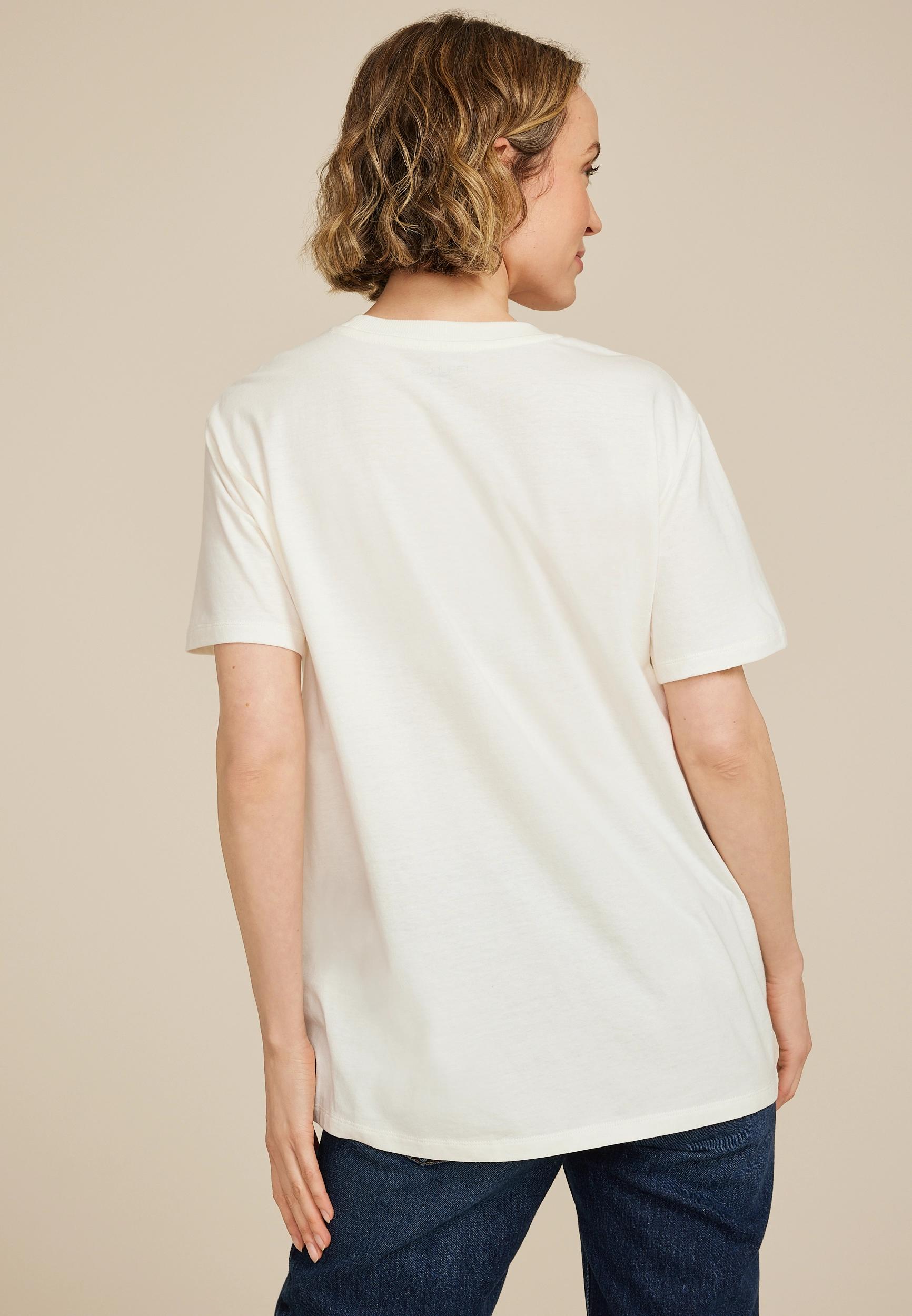 Sunflower Love More Oversized Fit Graphic Tee Product Image