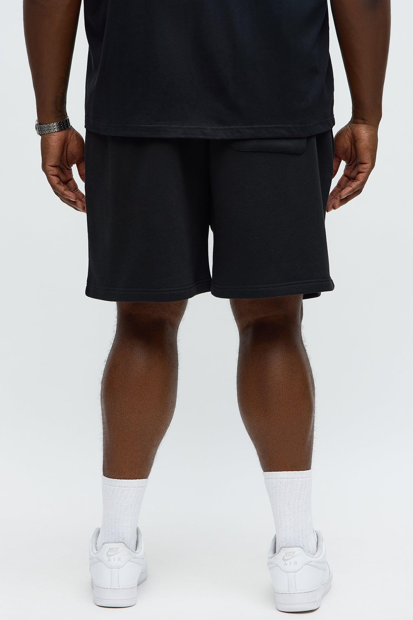 Tyson Relaxed Careless Shorts - Black Male Product Image