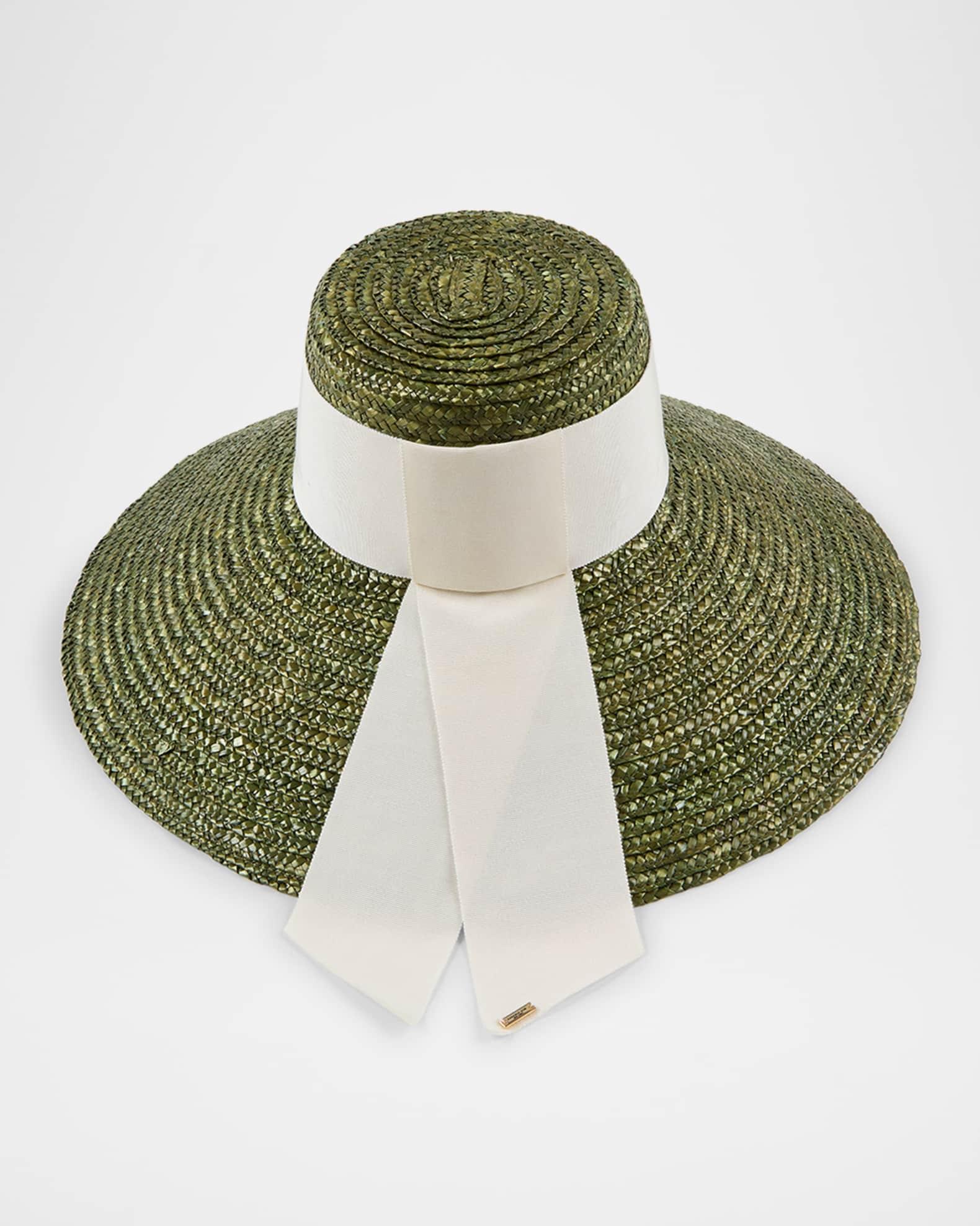 Mirabel Straw Wide-Brim Sun Hat Product Image