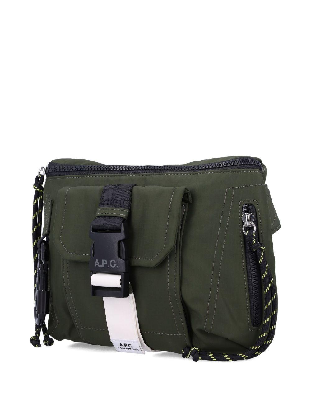 APC Trek Shell Messenger Bag In Green Product Image