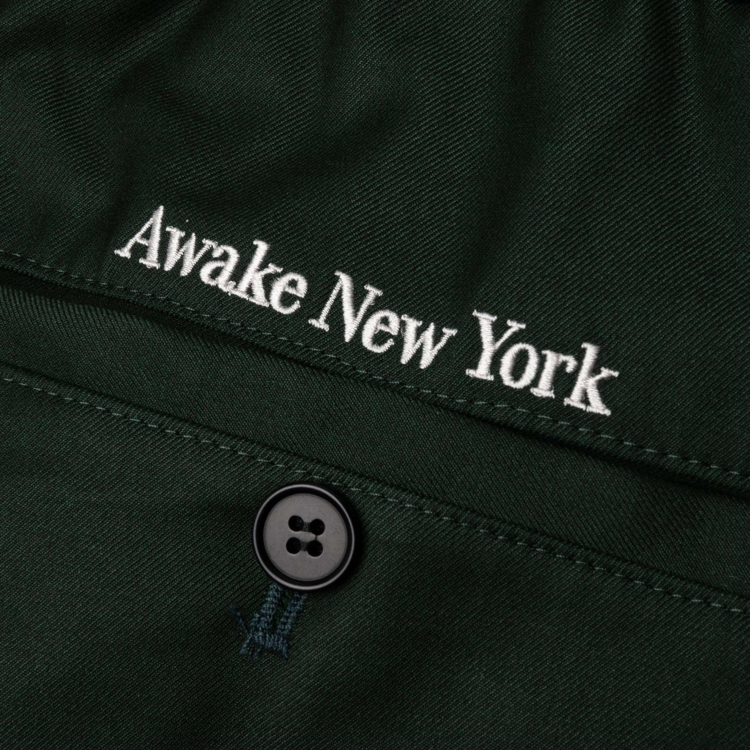 Lightweight Wool Elasticated Woven Pant - Forest Green Male Product Image