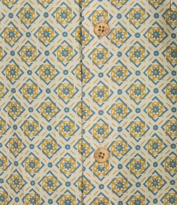 Rowm Tourister Rec & Relax Short Sleeve Diamond Print Shirt Product Image