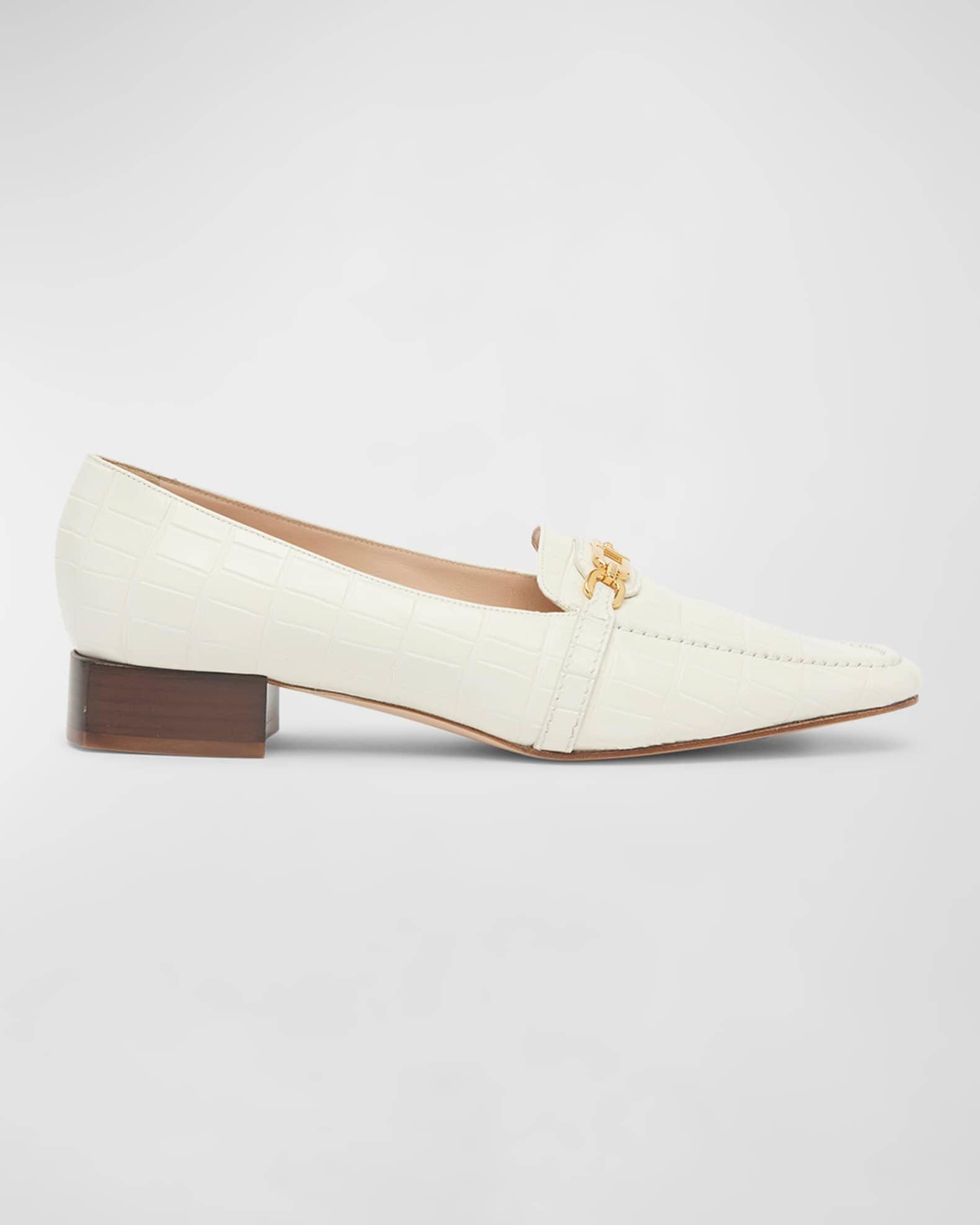 Whitney Croco Chain Loafers Product Image