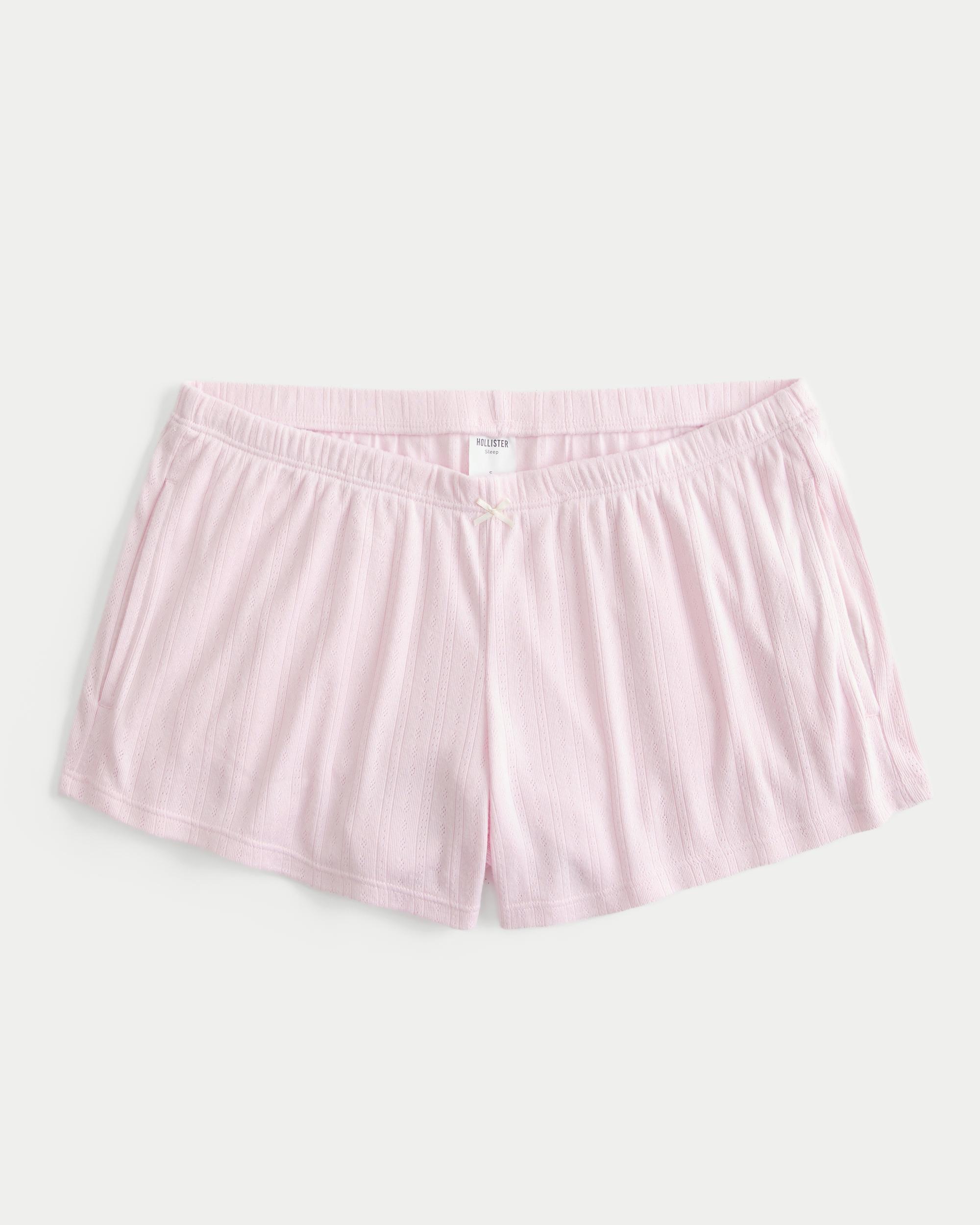 Cozy Pointelle Bow Shortie Product Image