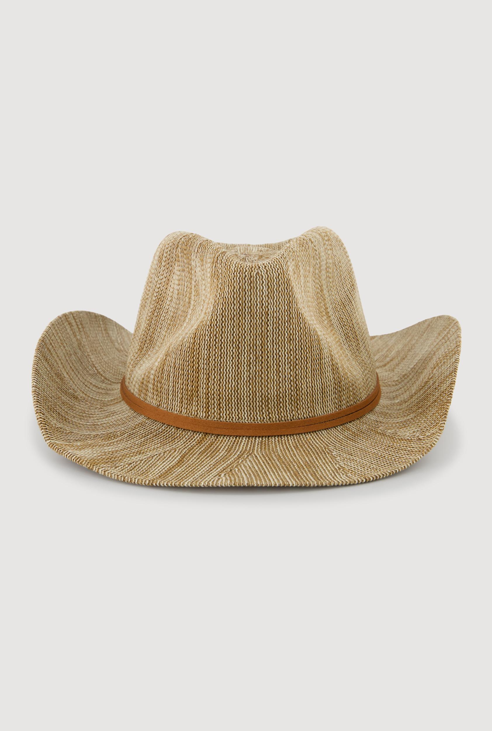 Tie Front Trim Cowboy Hat Female Product Image