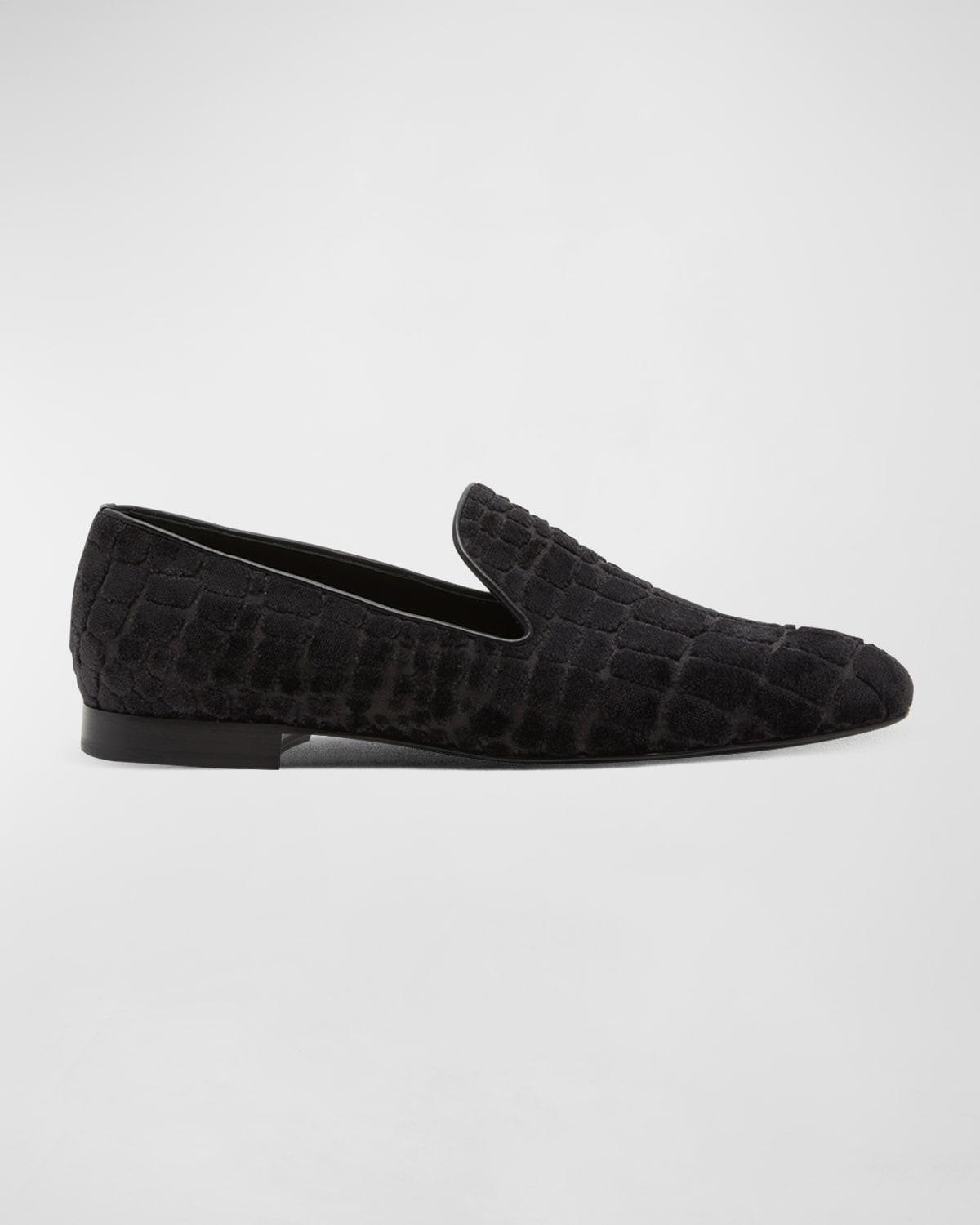 Men's Croc-Stamped Loafers Product Image