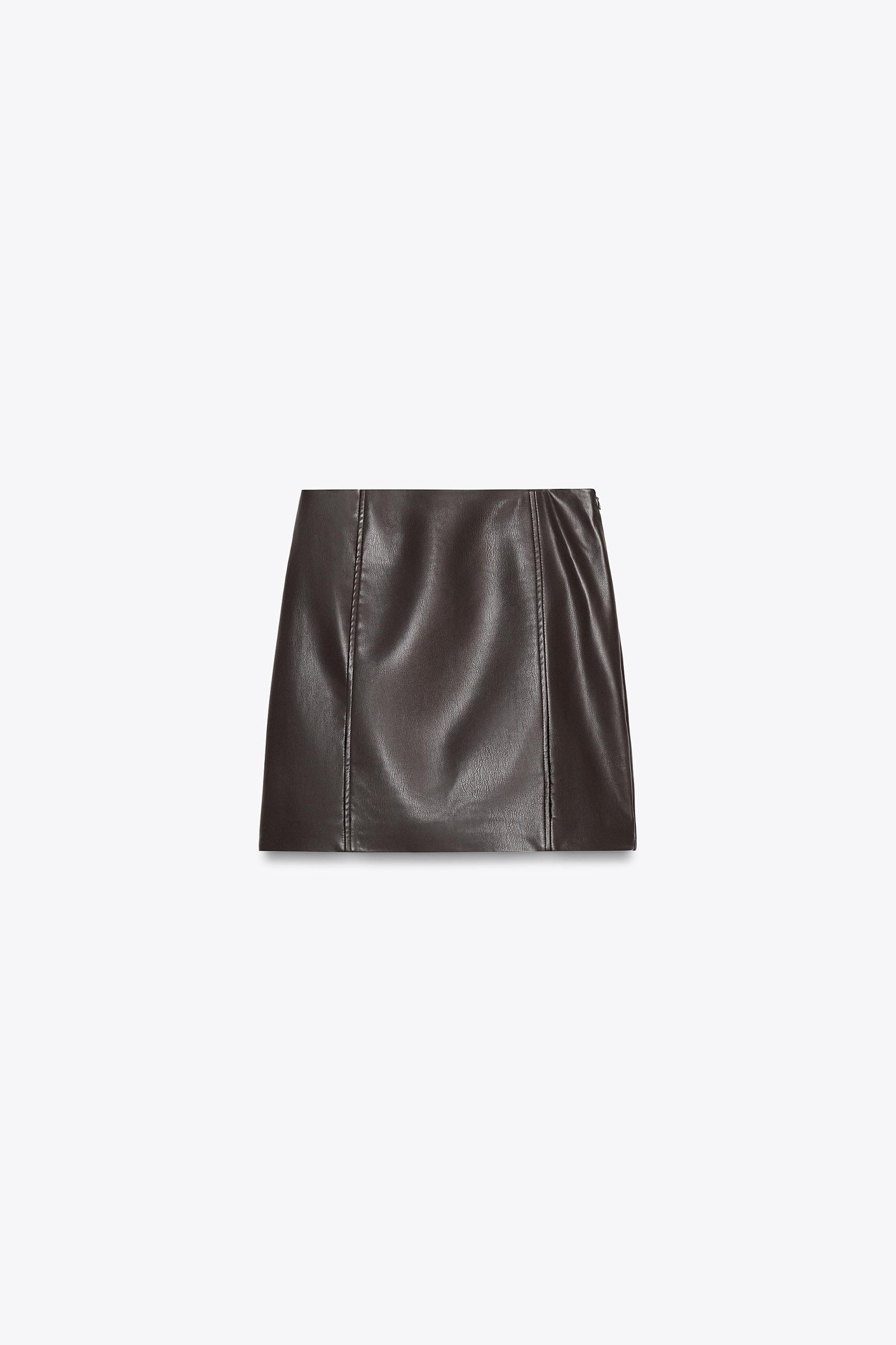 HIGH-WAISTED MINI SKIRT Product Image