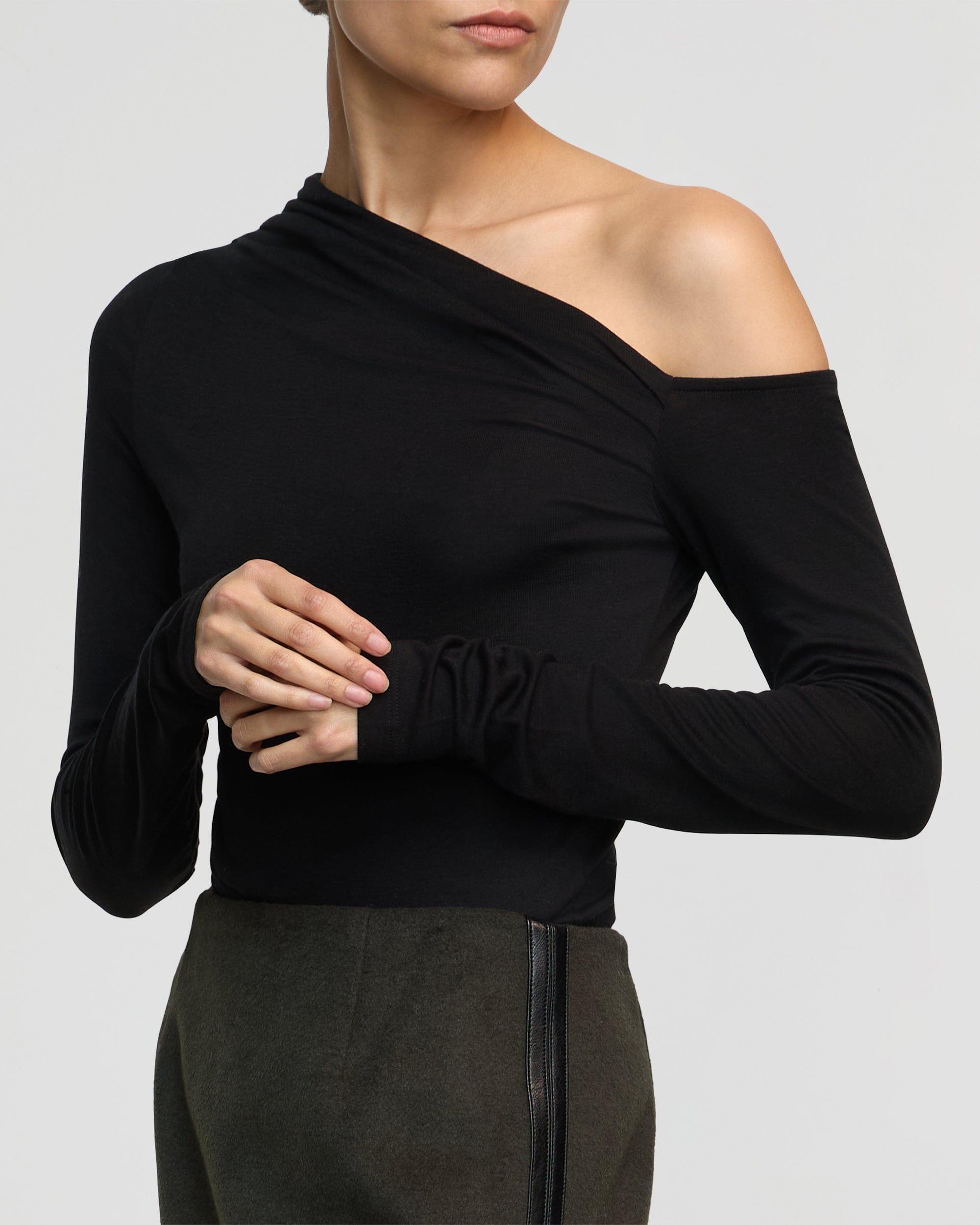 Ayra Tencel-Wool Off-Shoulder Tee Product Image
