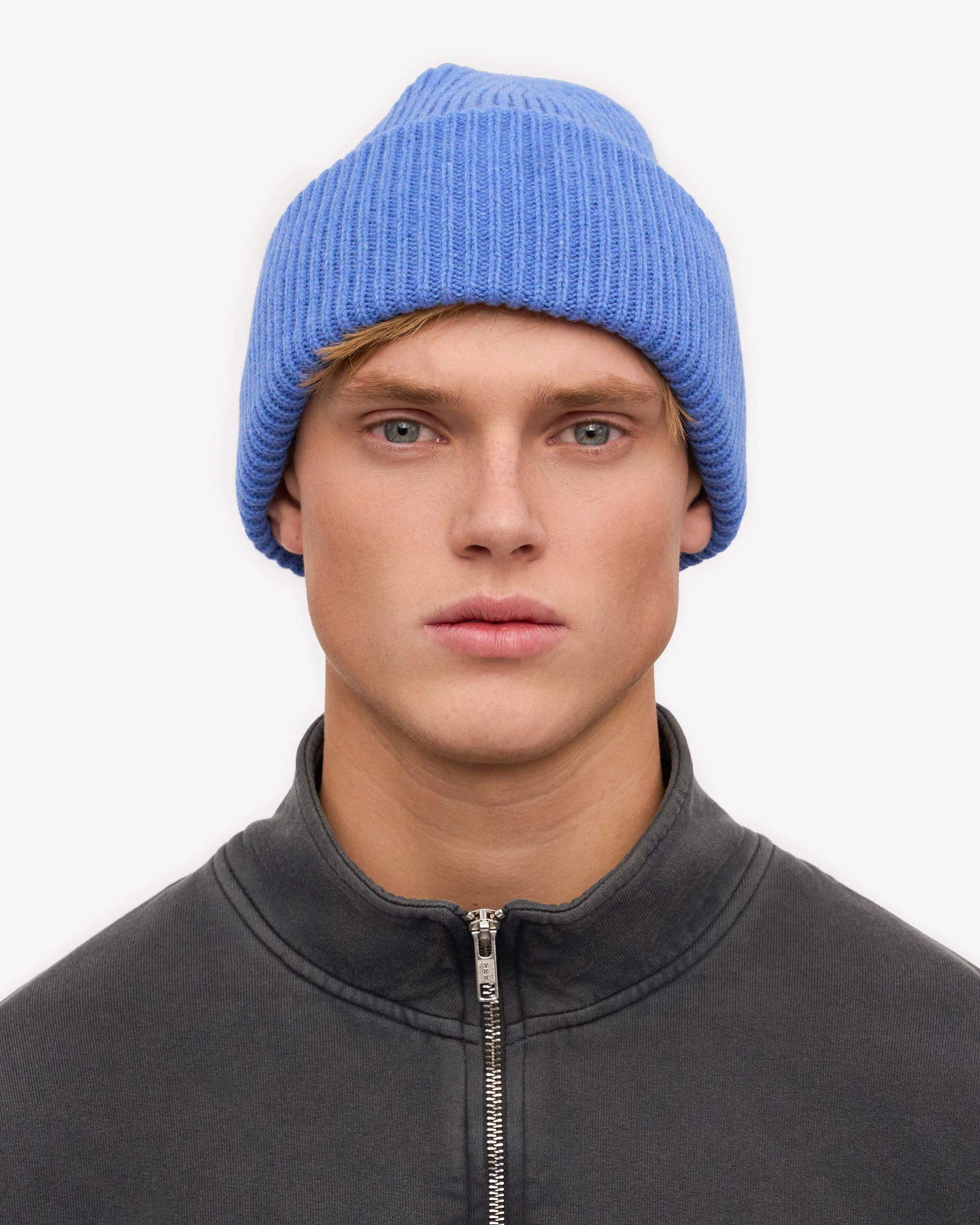 Merino Wool Hat - Pacific Blue Product Image