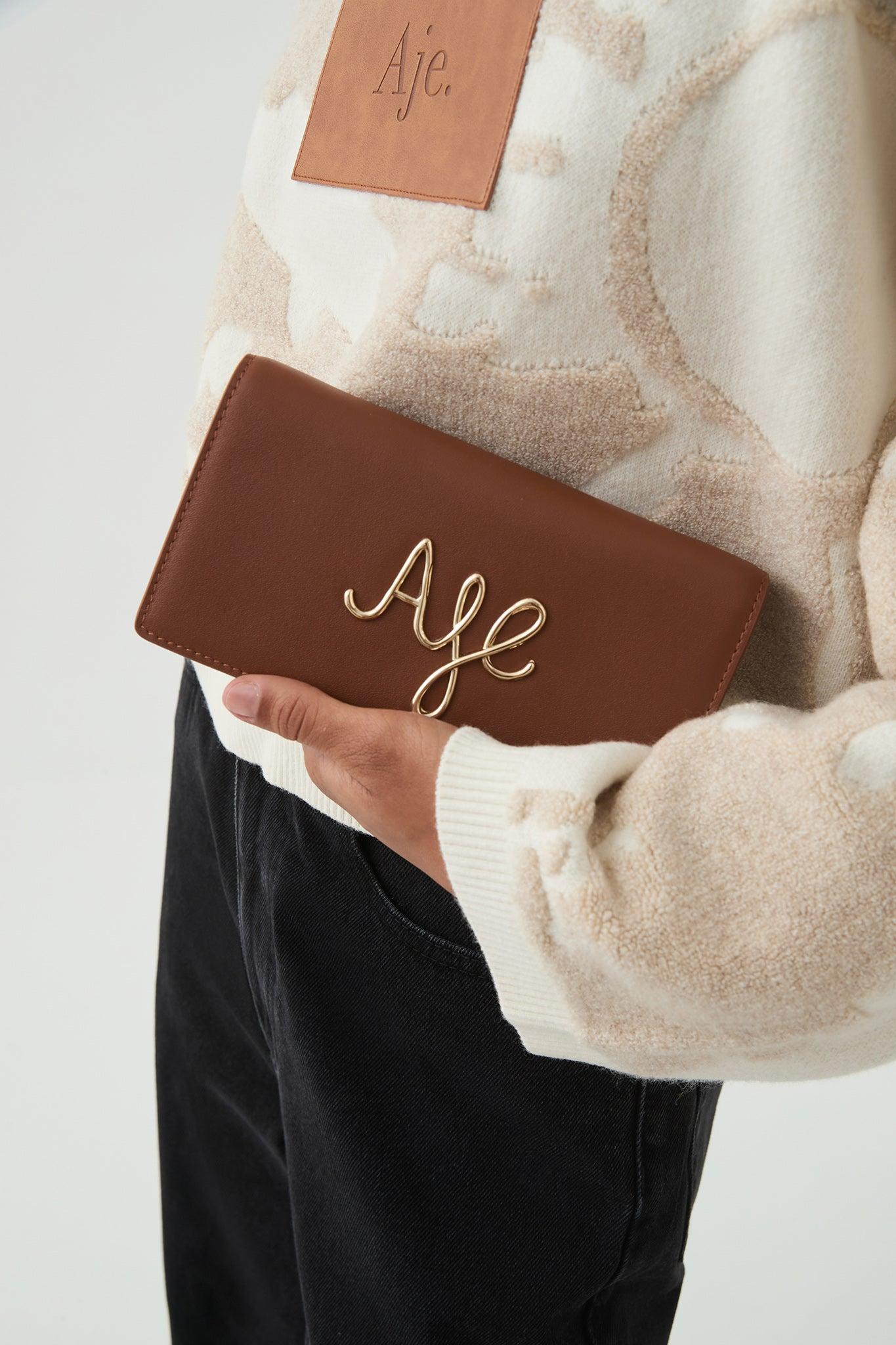 Joni Logo Chain Clutch Product Image