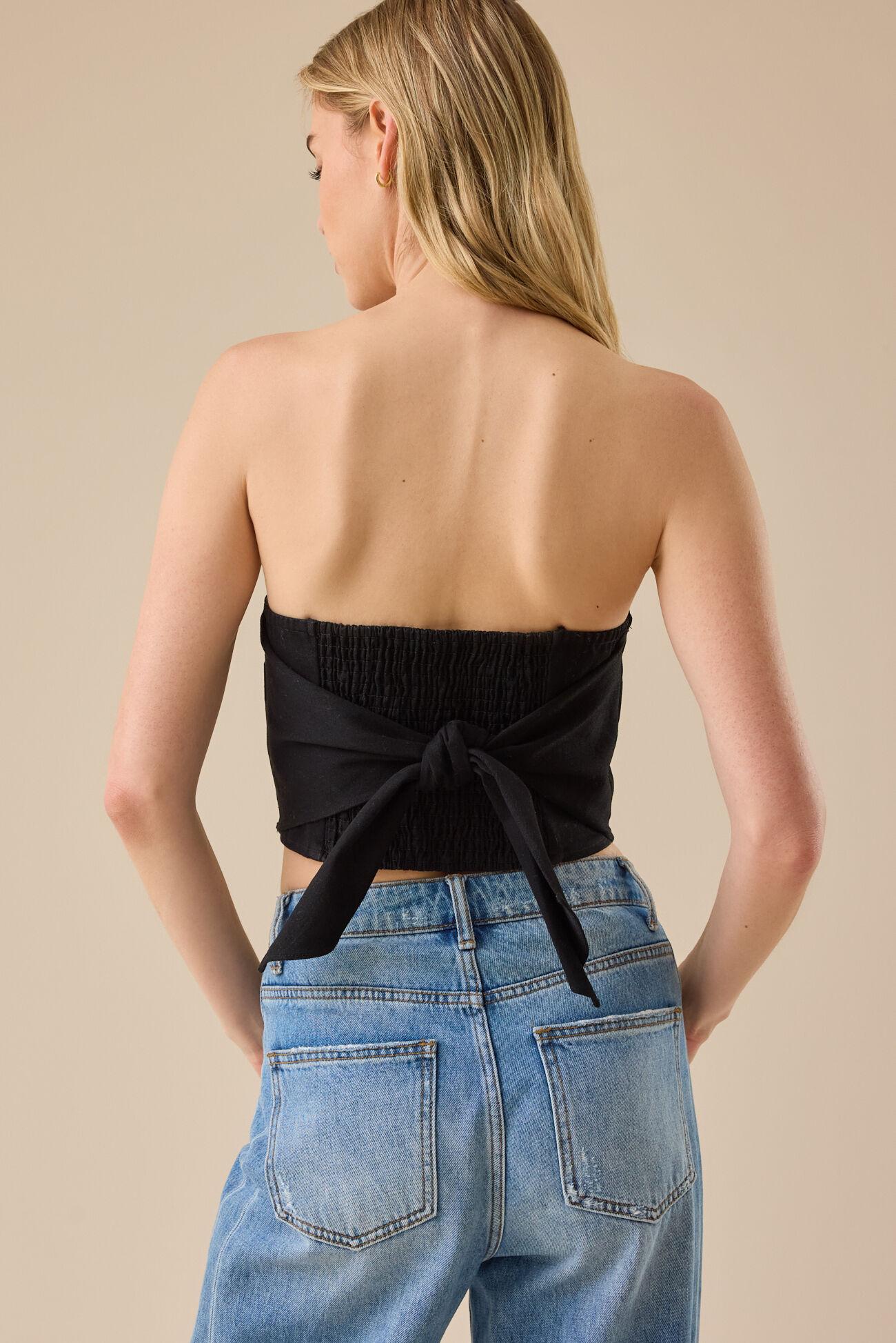 Mae Denim Tube Top Product Image
