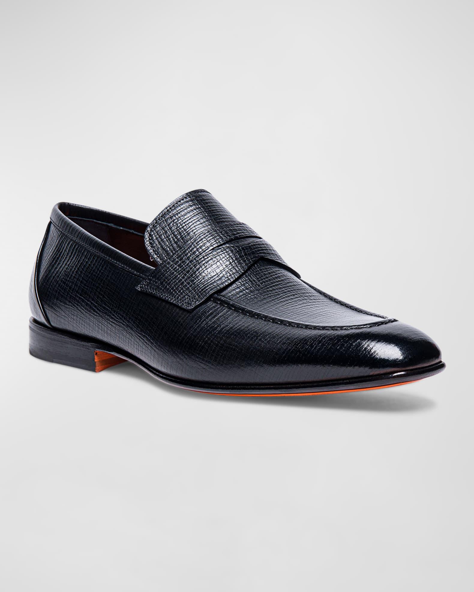 Men's Gannon Leather Penny Loafers Product Image