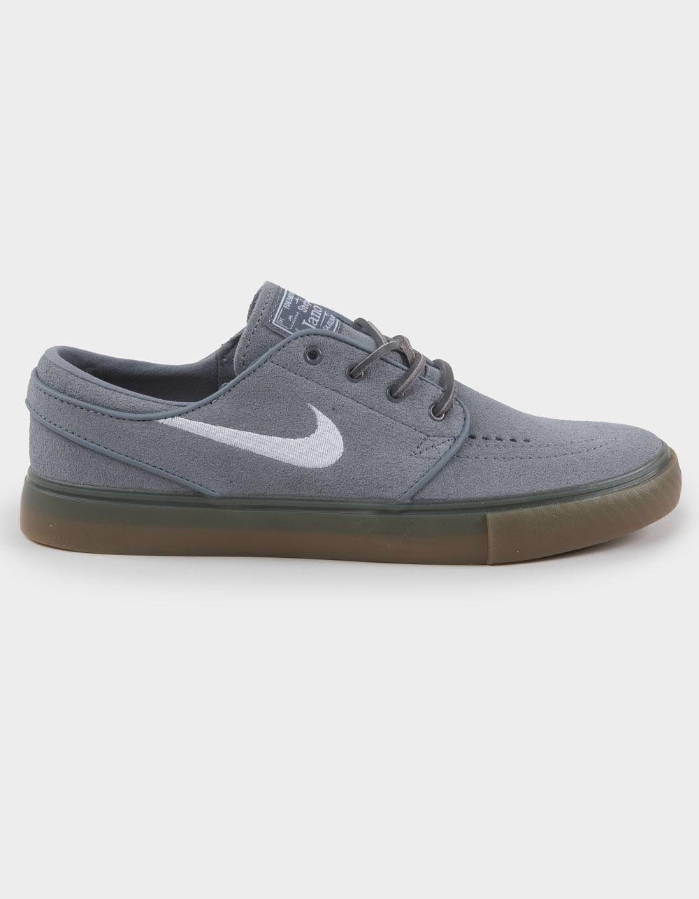 NIKE SB Zoom Janoski OG+ Skate Shoes - GRAY/WHITE Product Image