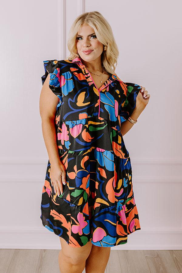 The Next Chapter Shift Dress In Black Curves Product Image